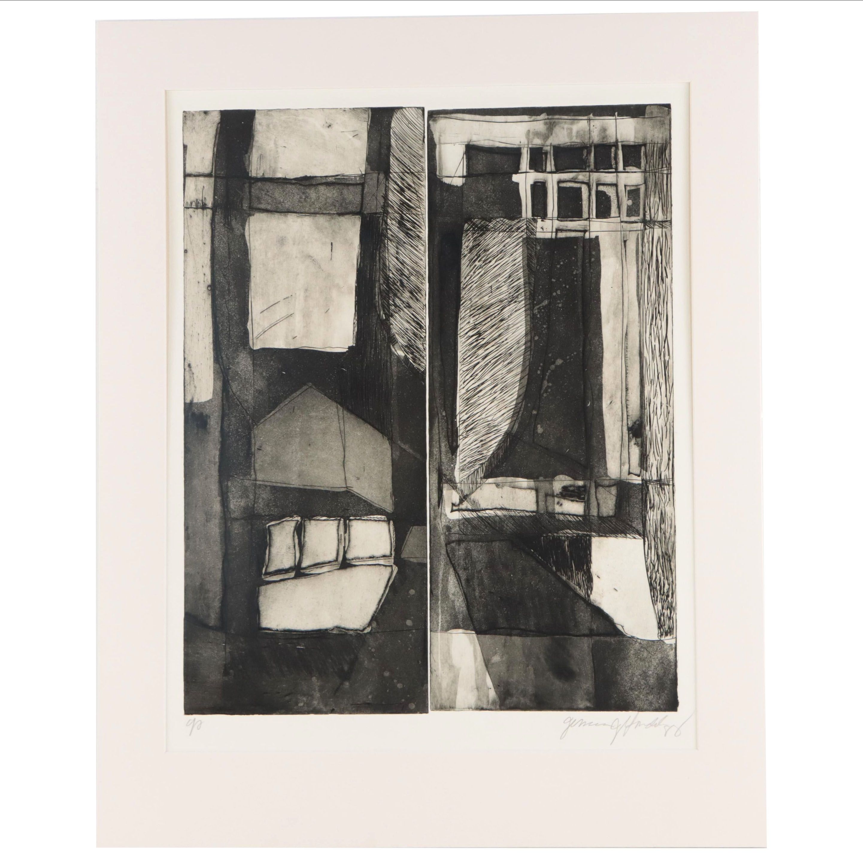 Jessica Gondek Non-objective Etching, 1988