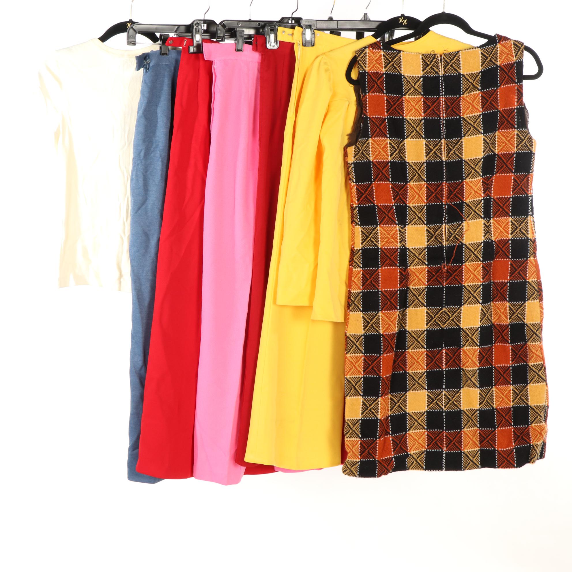 Women's Assorted Vintage Clothing, Late 1960s-1970s