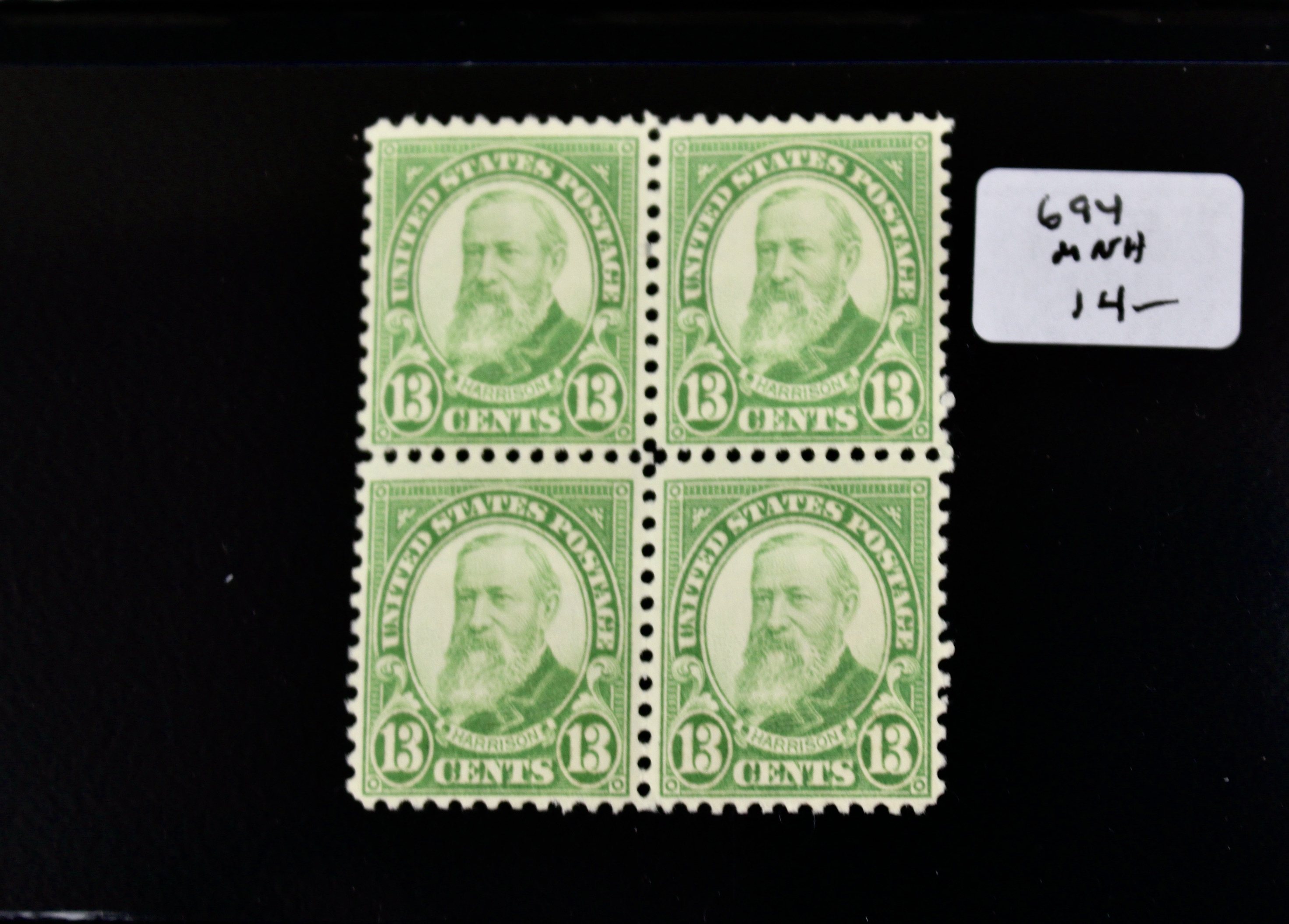Ten Early U.S. Multiple Postage Stamps