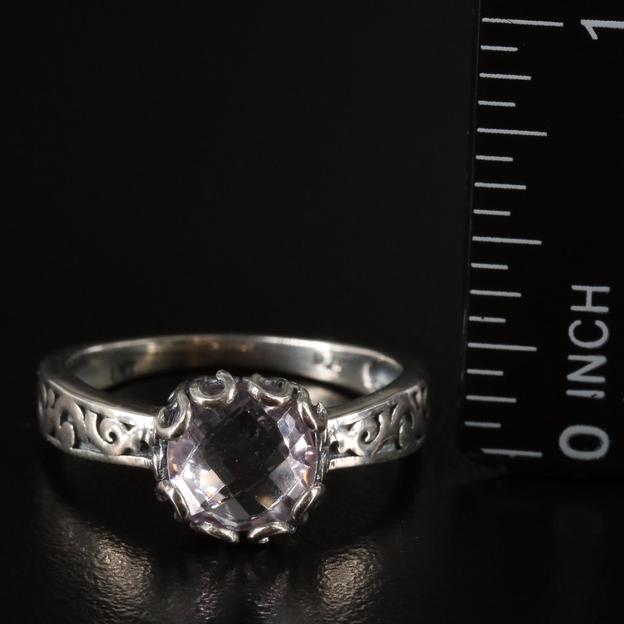 Sterling Amethyst Ring