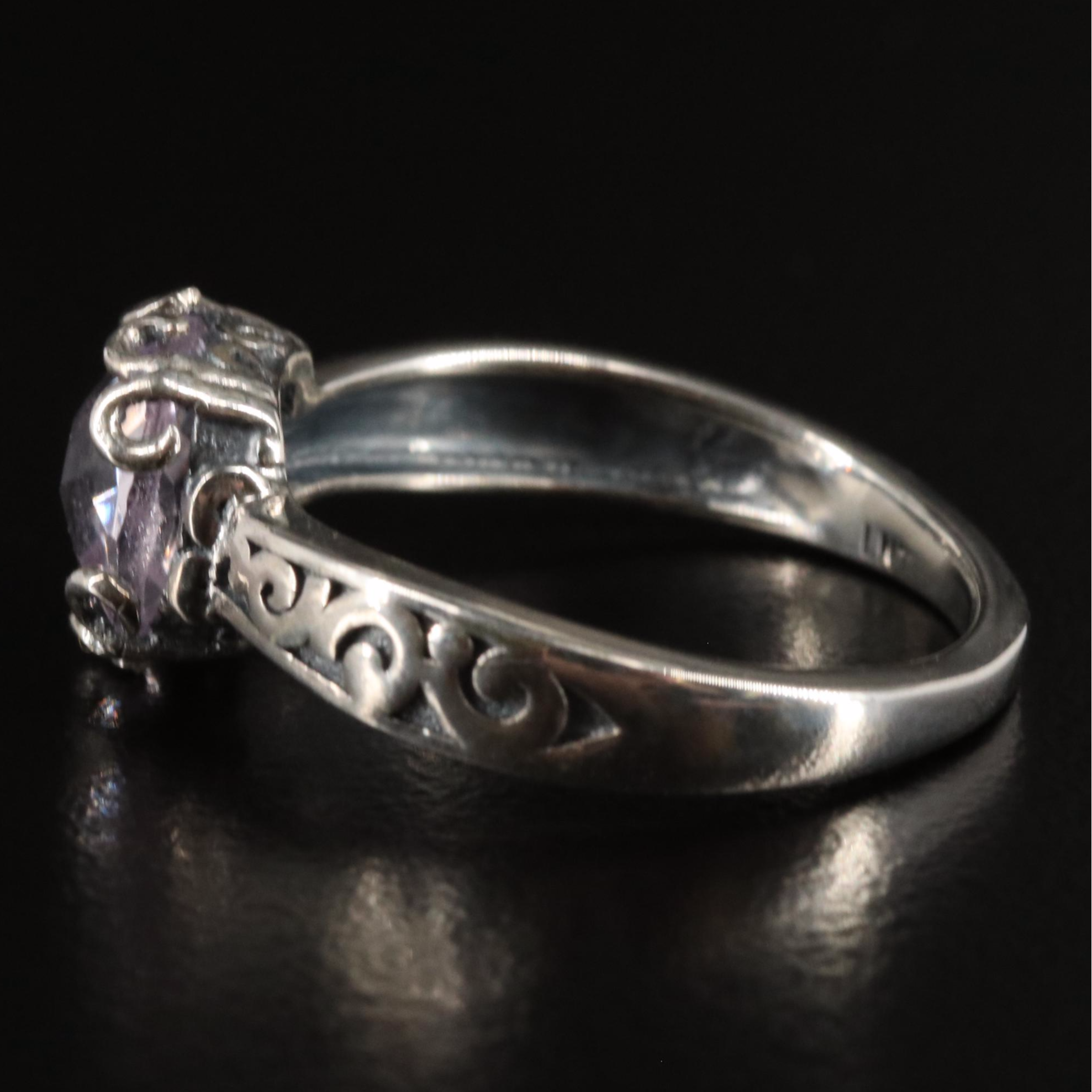 Sterling Amethyst Ring