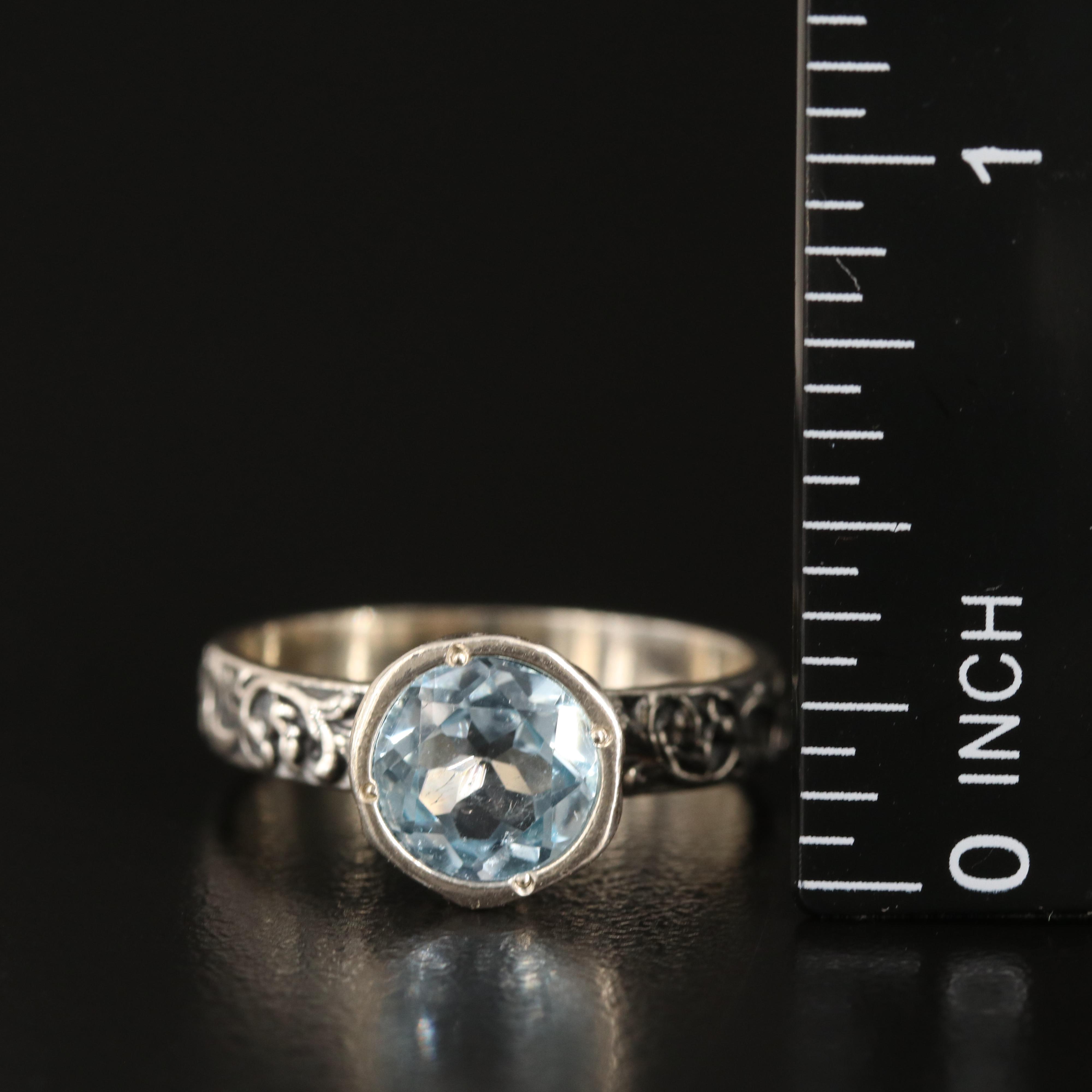 Sterling Sky Blue Topaz Ring