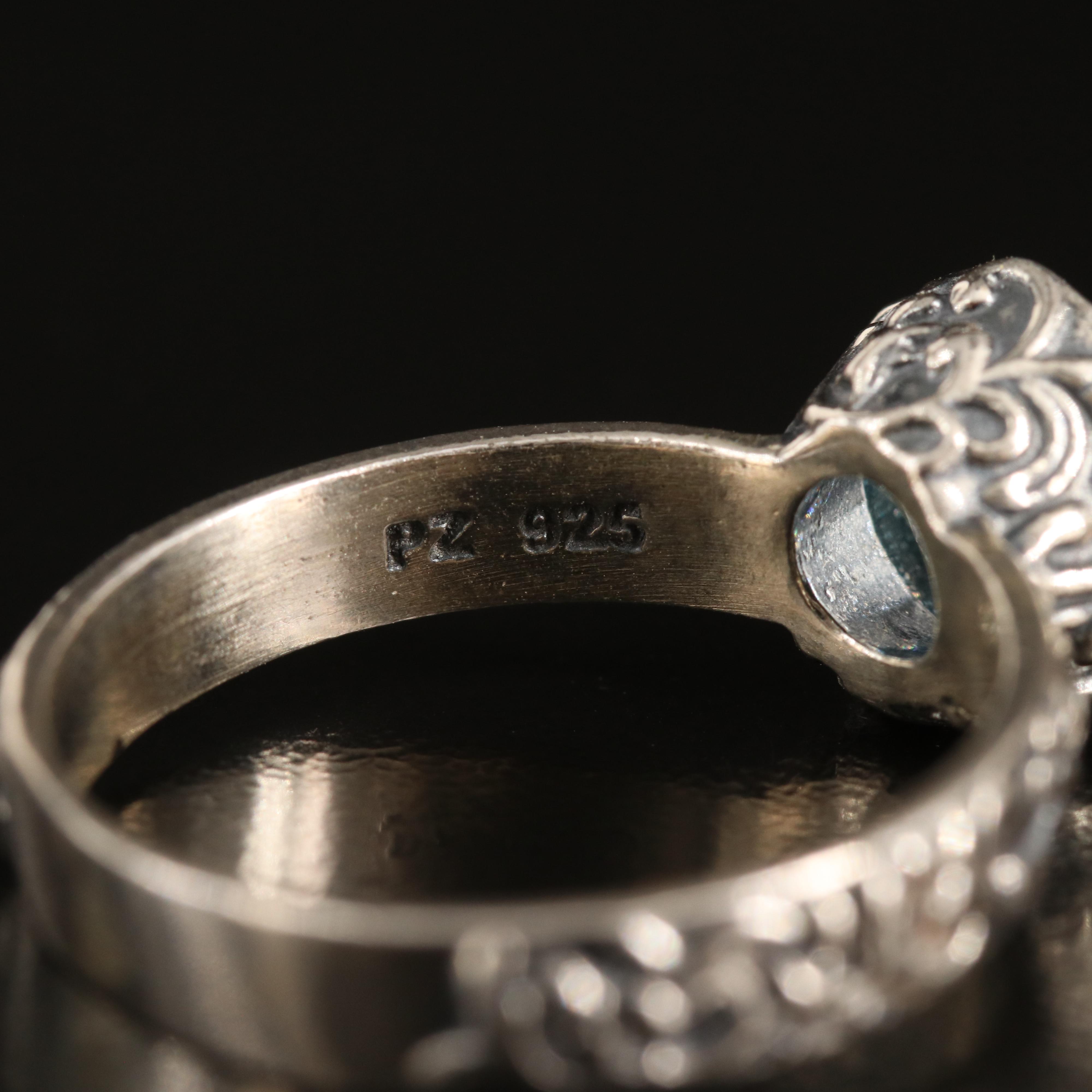 Sterling Sky Blue Topaz Ring