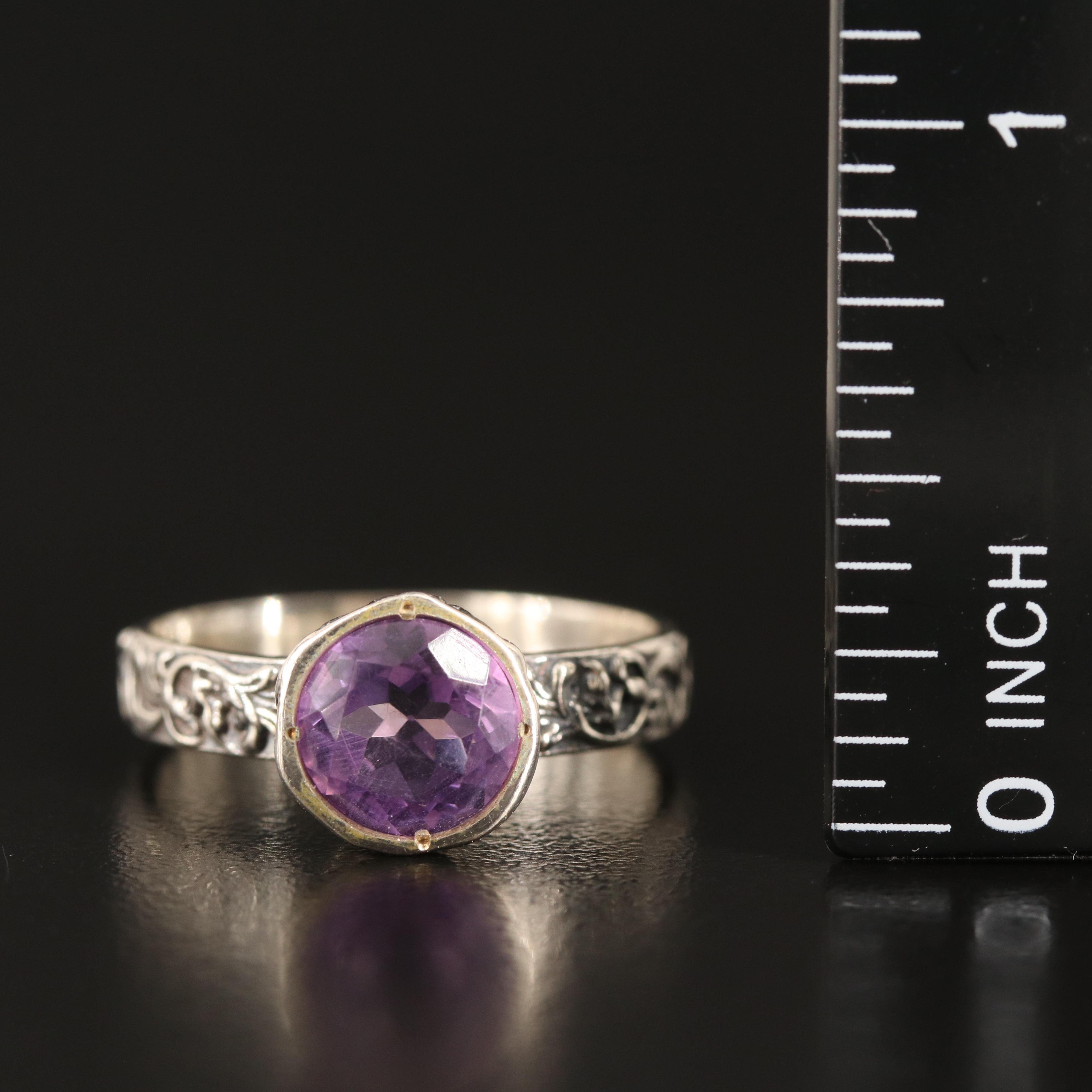 Sterling Amethyst Ring