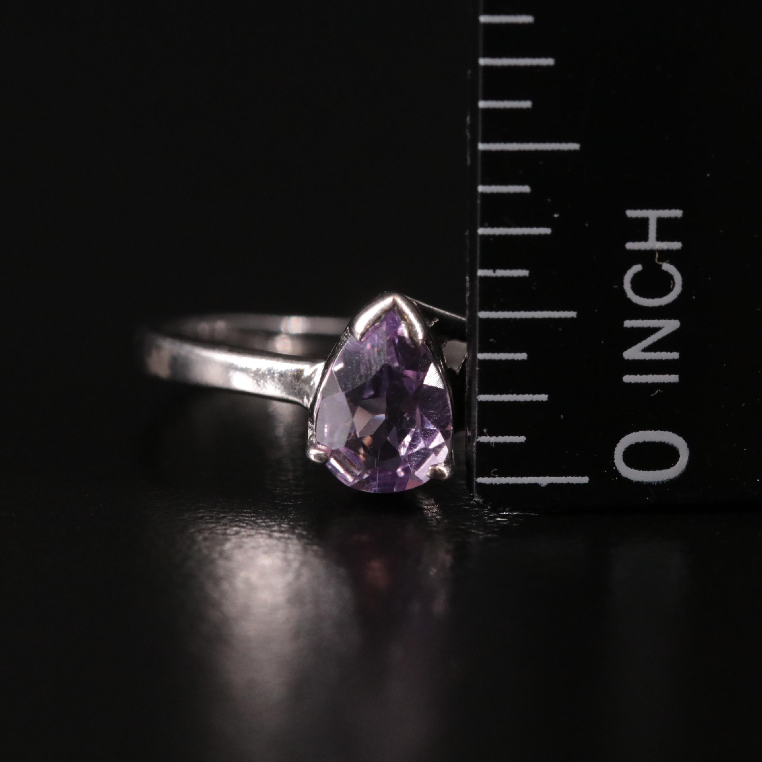 Sterling and Amethyst Ring