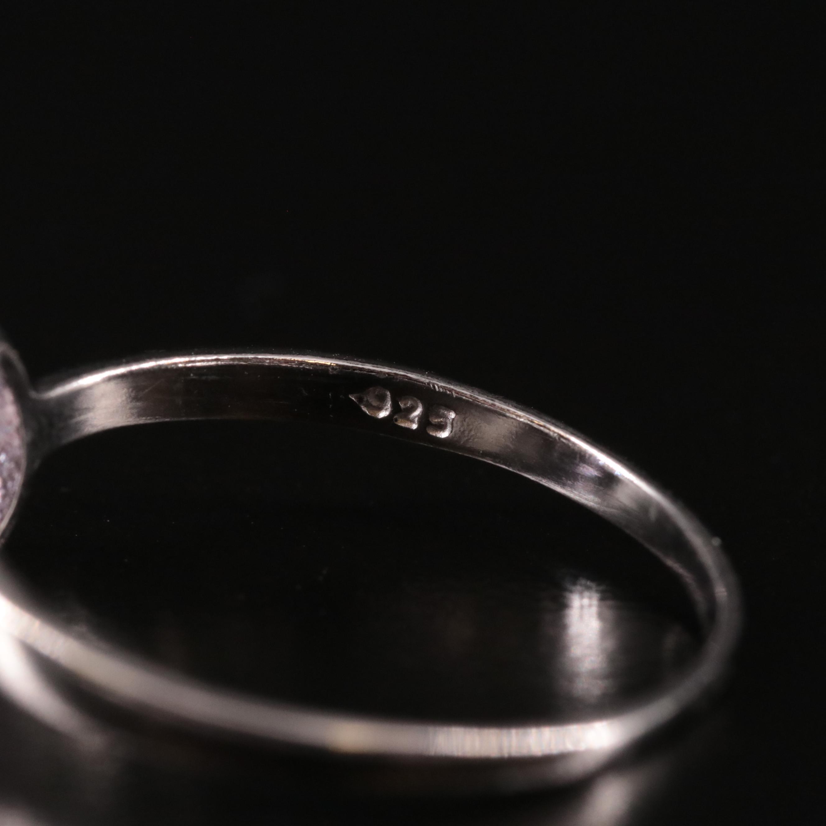 Sterling and Amethyst Ring