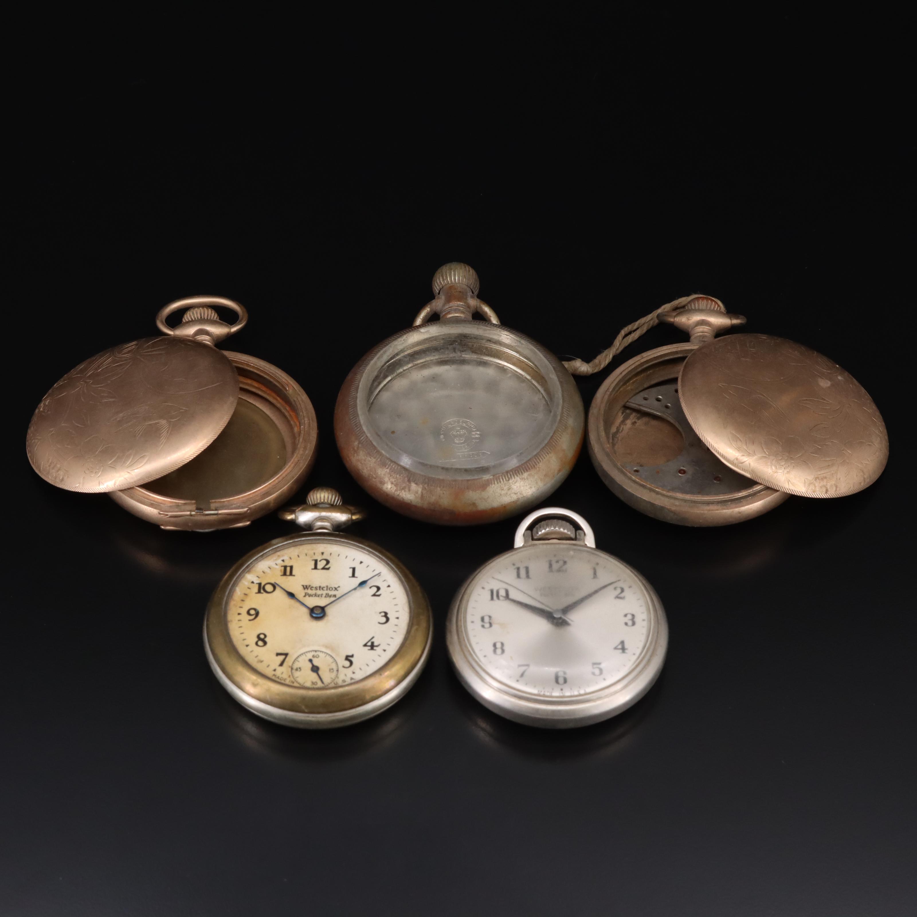 Westclox Pocket Watches and Pocket Watch Cases