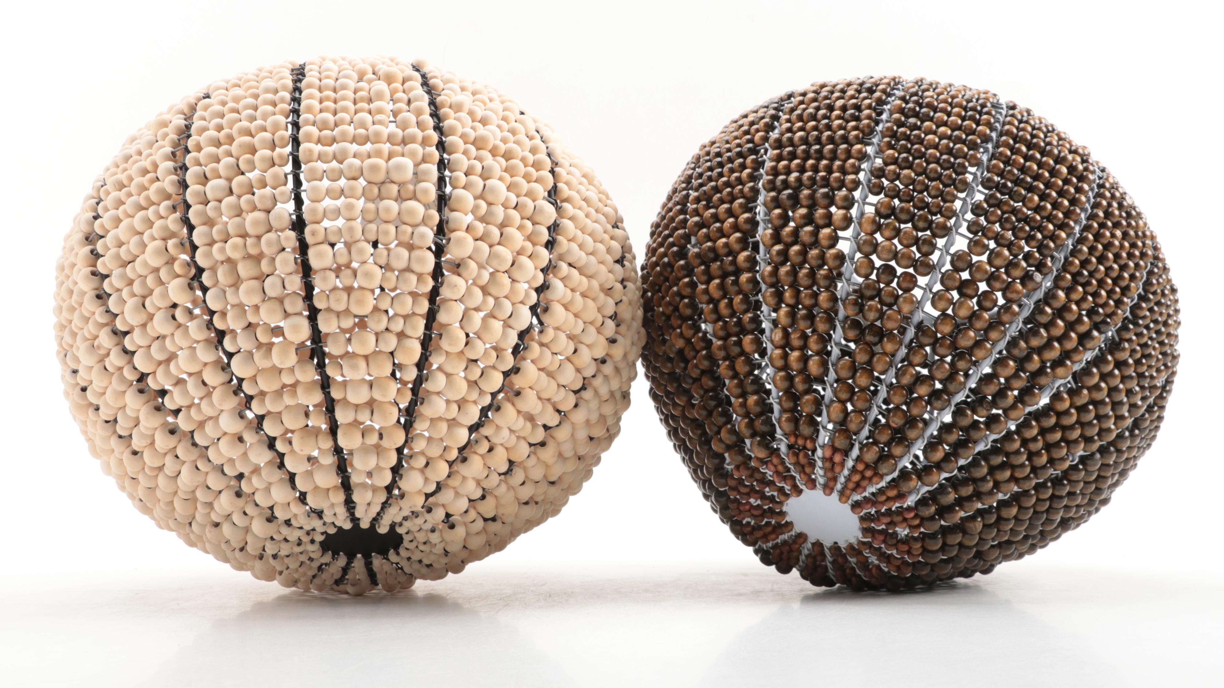 Ugandan and Ghanaian Handmade Baskets With Other Beaded Baskets