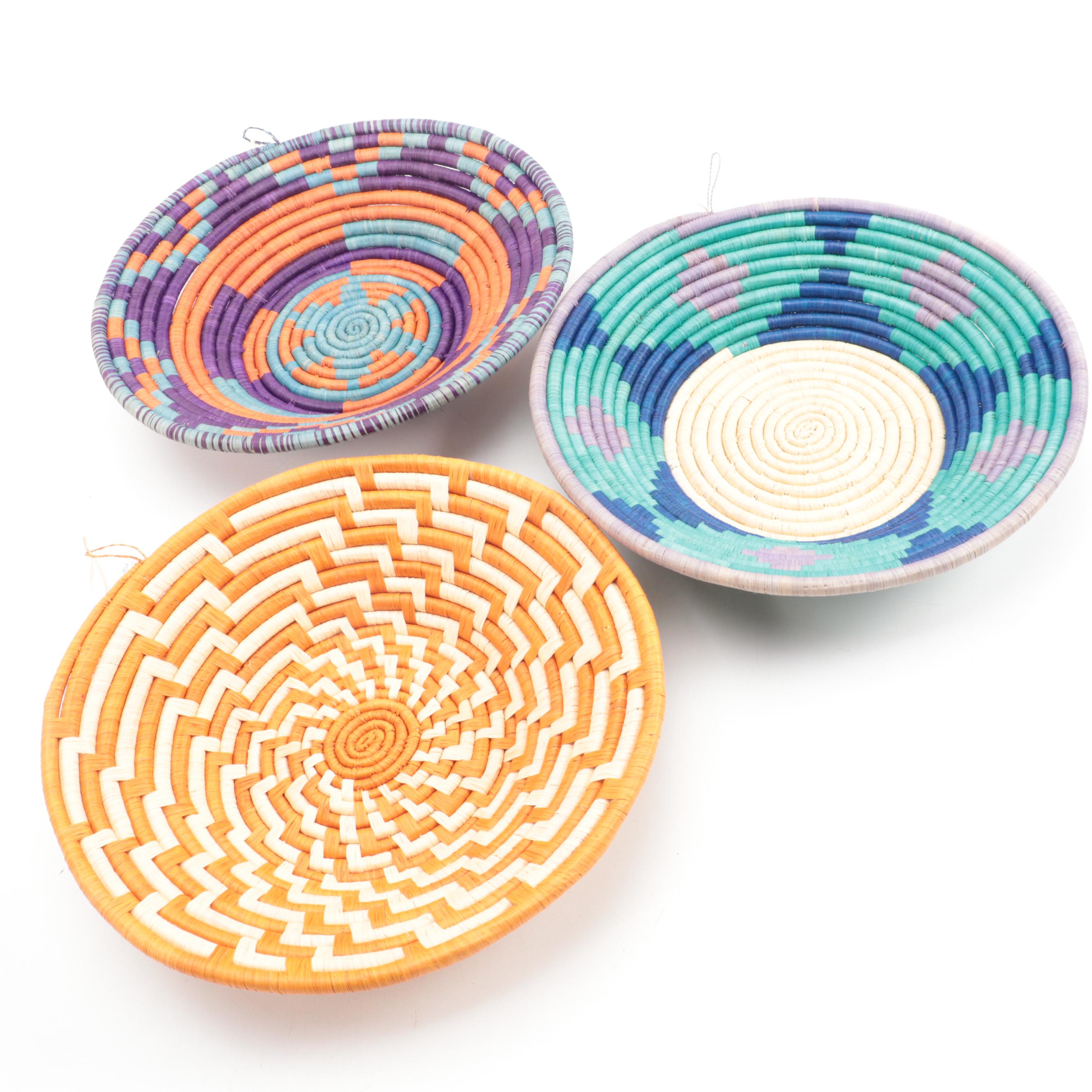 Ugandan and Ghanaian Handmade Baskets With Other Beaded Baskets