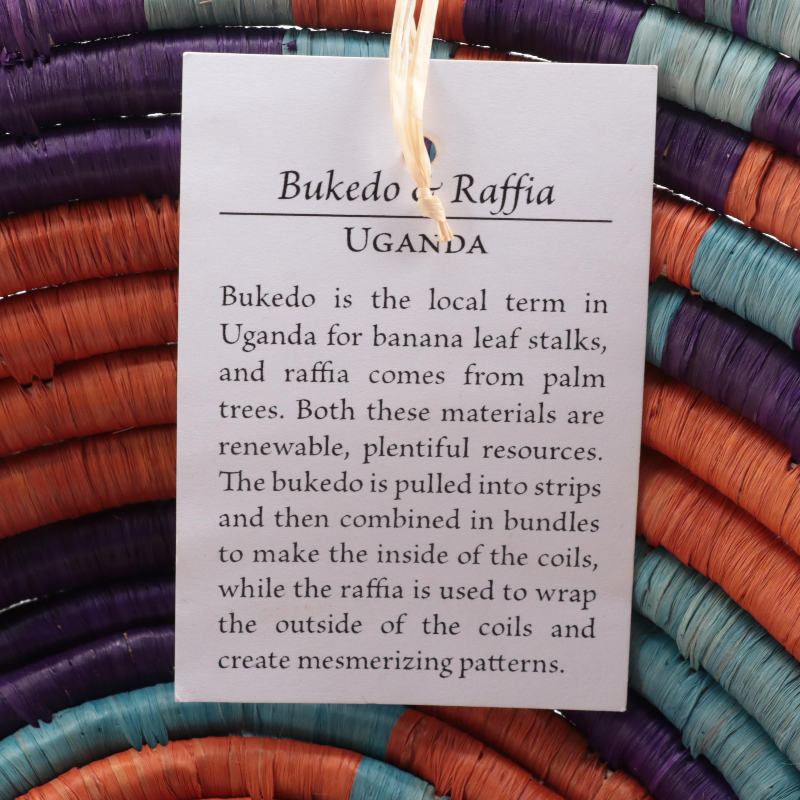 Ugandan and Ghanaian Handmade Baskets With Other Beaded Baskets