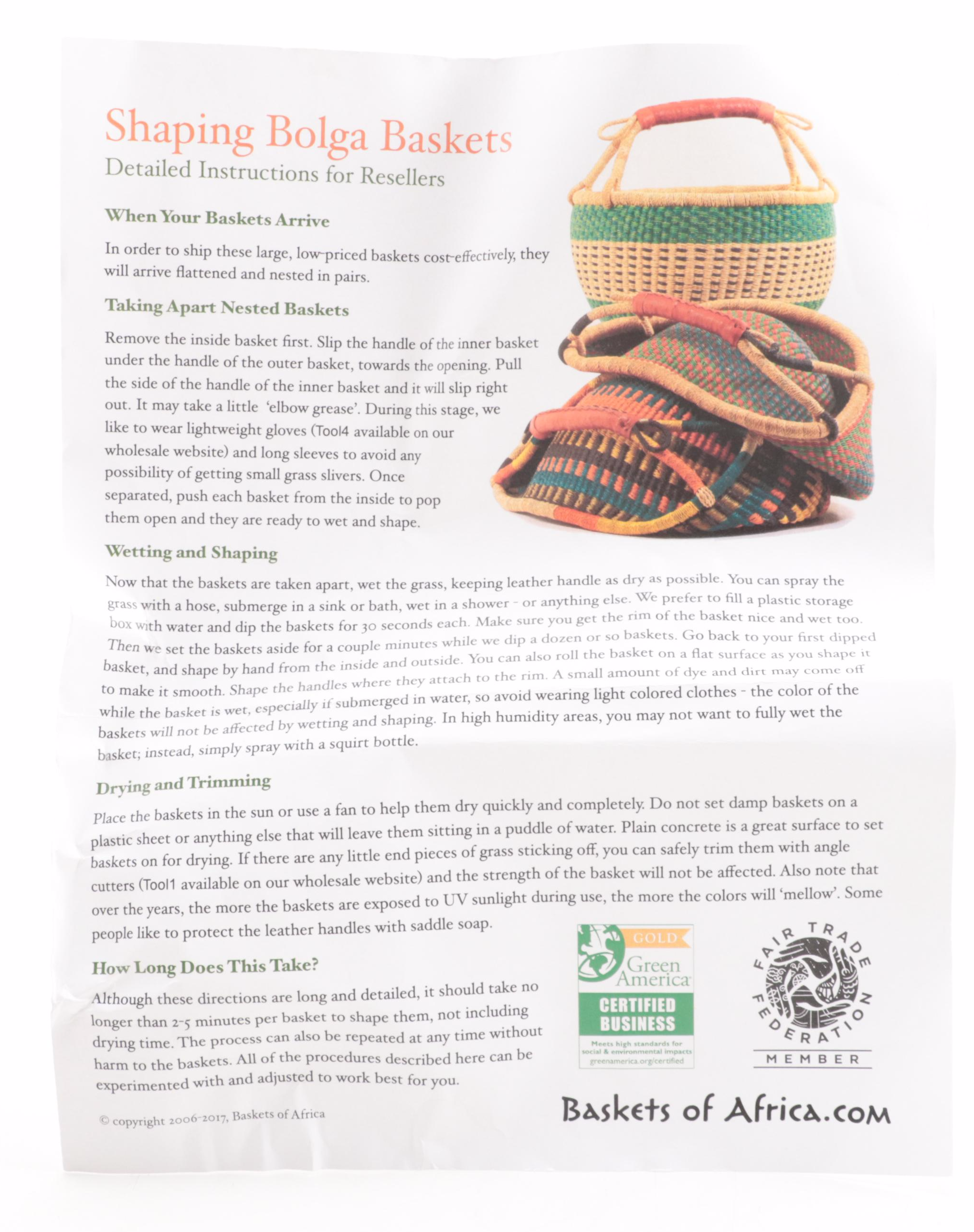 Ugandan and Ghanaian Handmade Baskets With Other Beaded Baskets