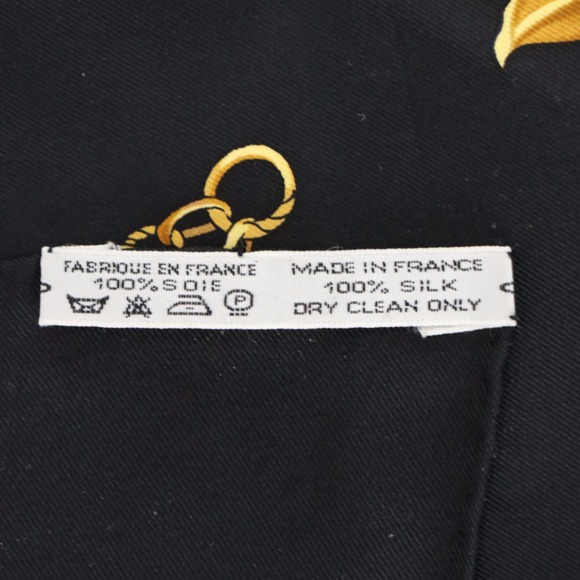 Hermès "Kosmima" Scarf 90 in Silk Twill