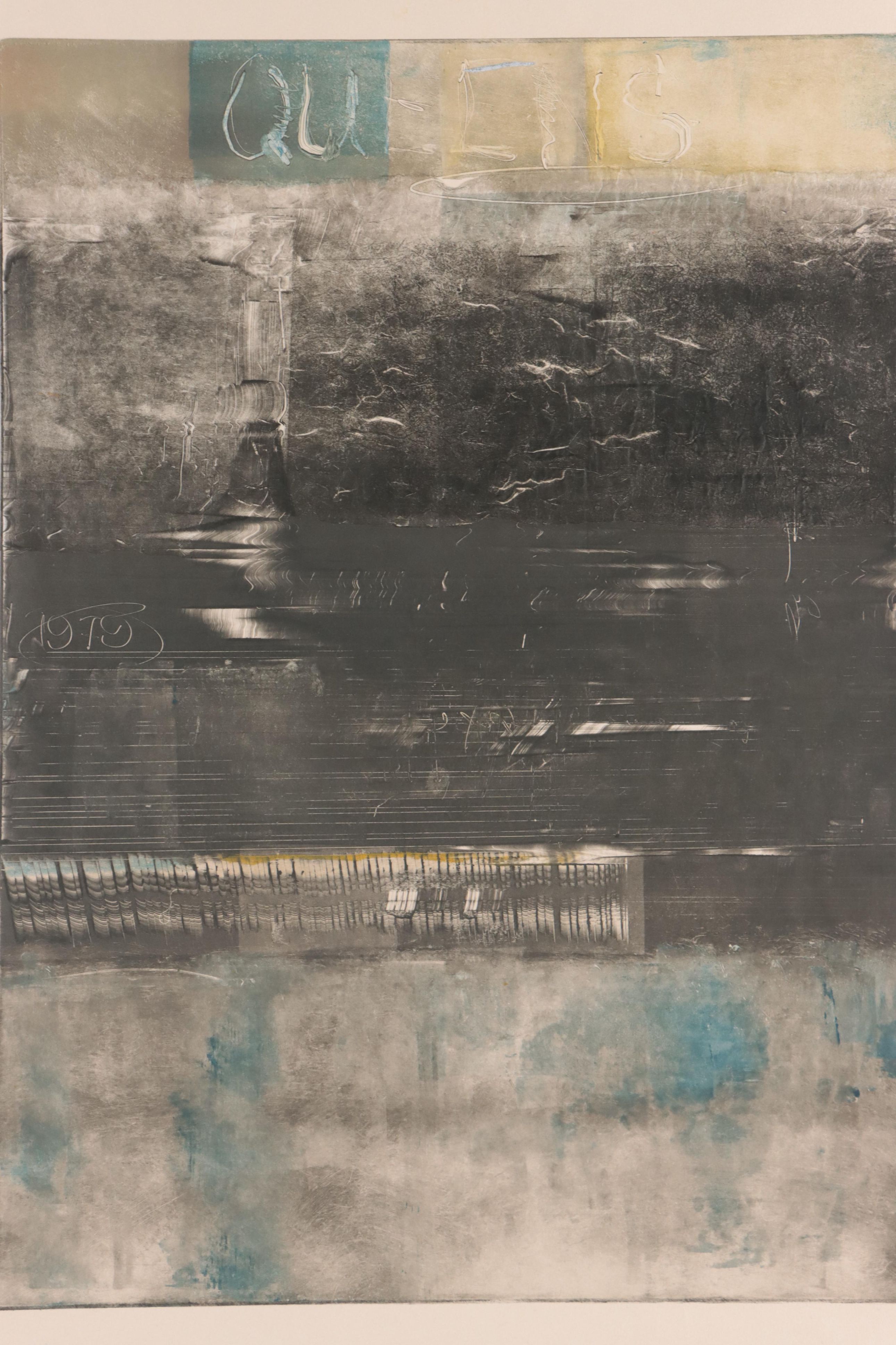 David L. Faber Lithograph "The Golden Fresian," 1978