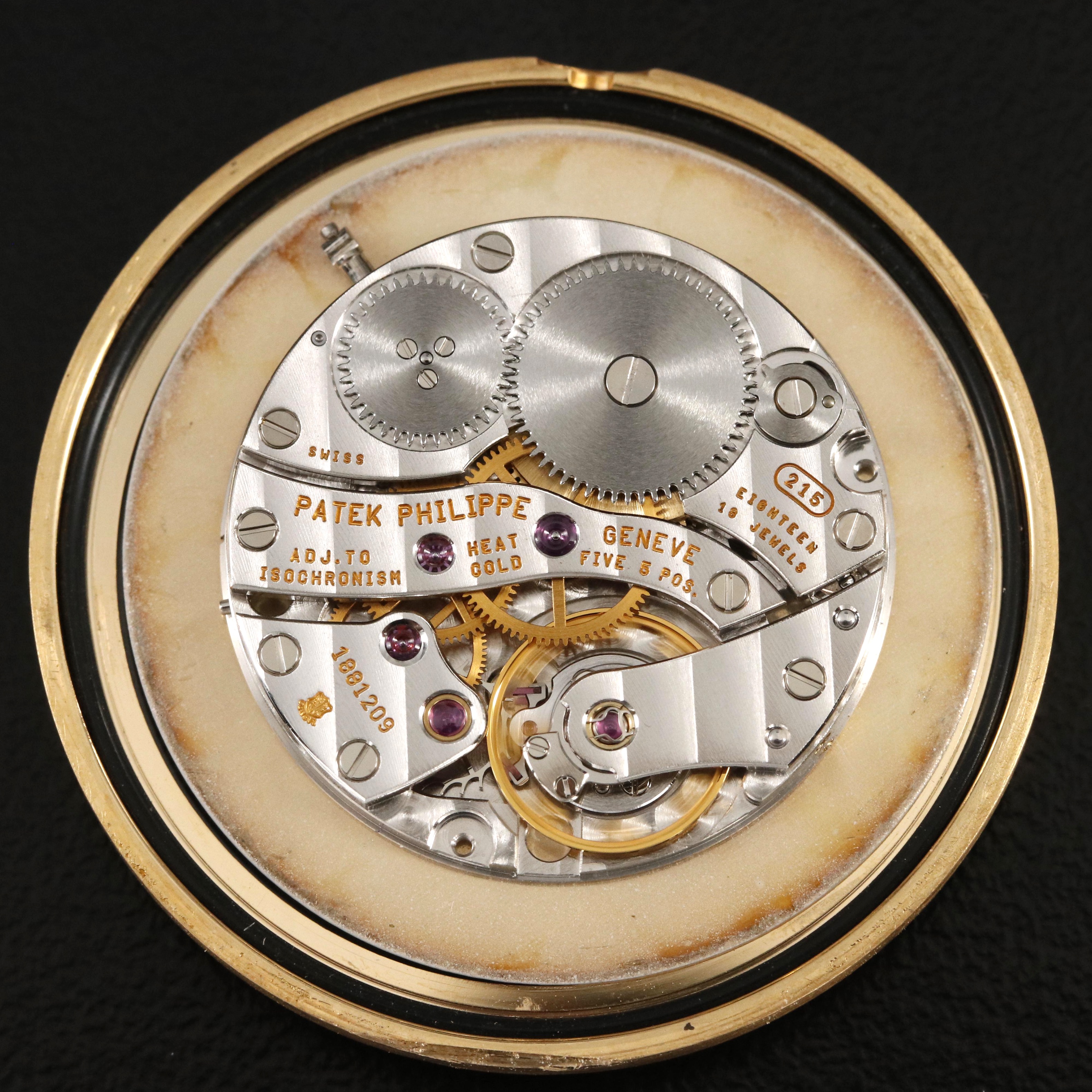 18K Patek Philippe for Tiffany & Co. Calatrava Hobnail Case Watch