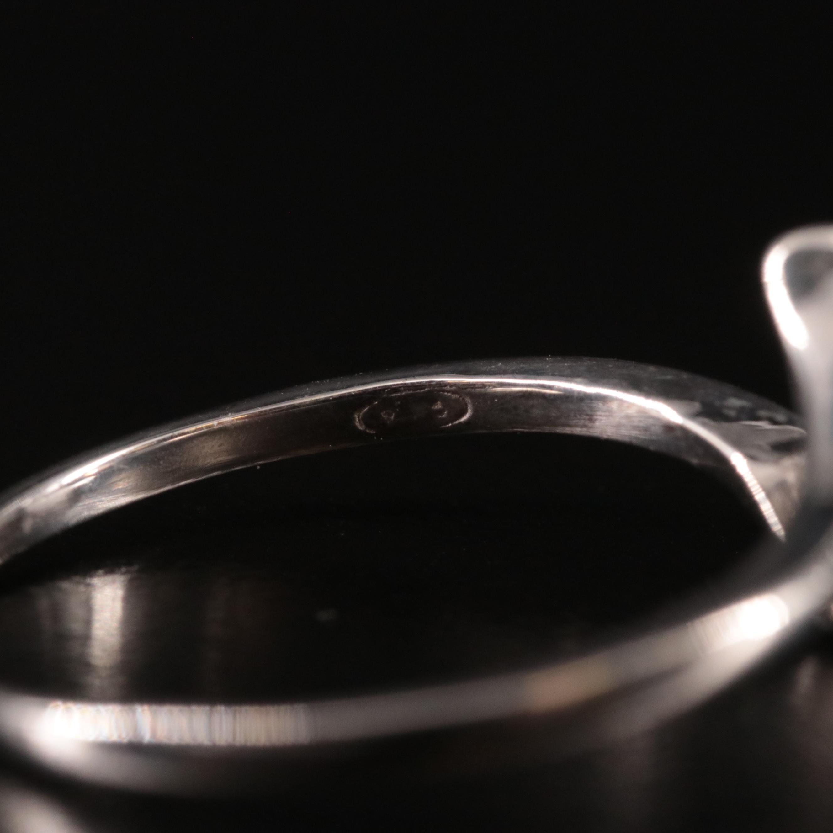 Sterling and Smoky Quartz Bypass Ring