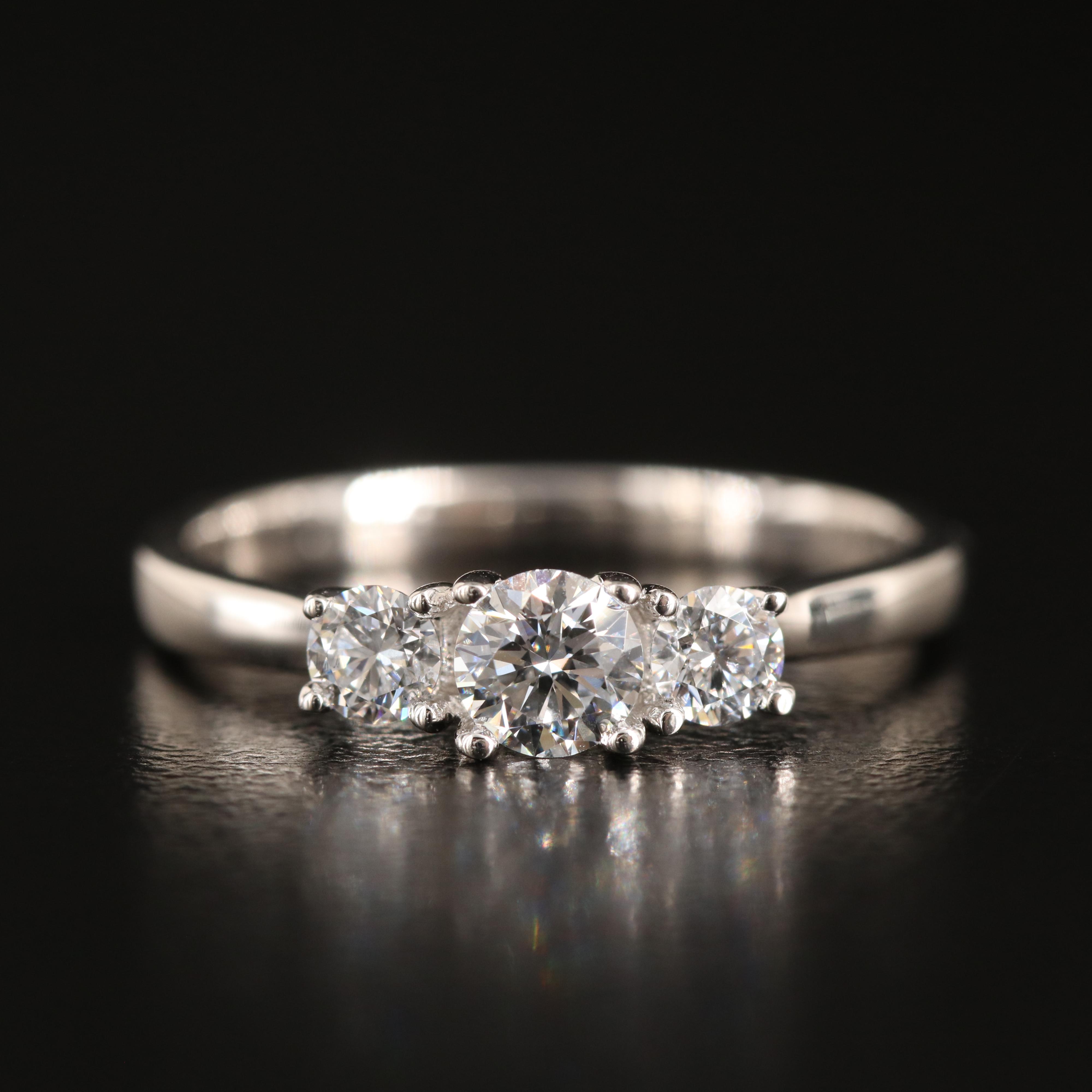 14K 0.52 CTW Lab Grown Diamond Ring with IGI Report