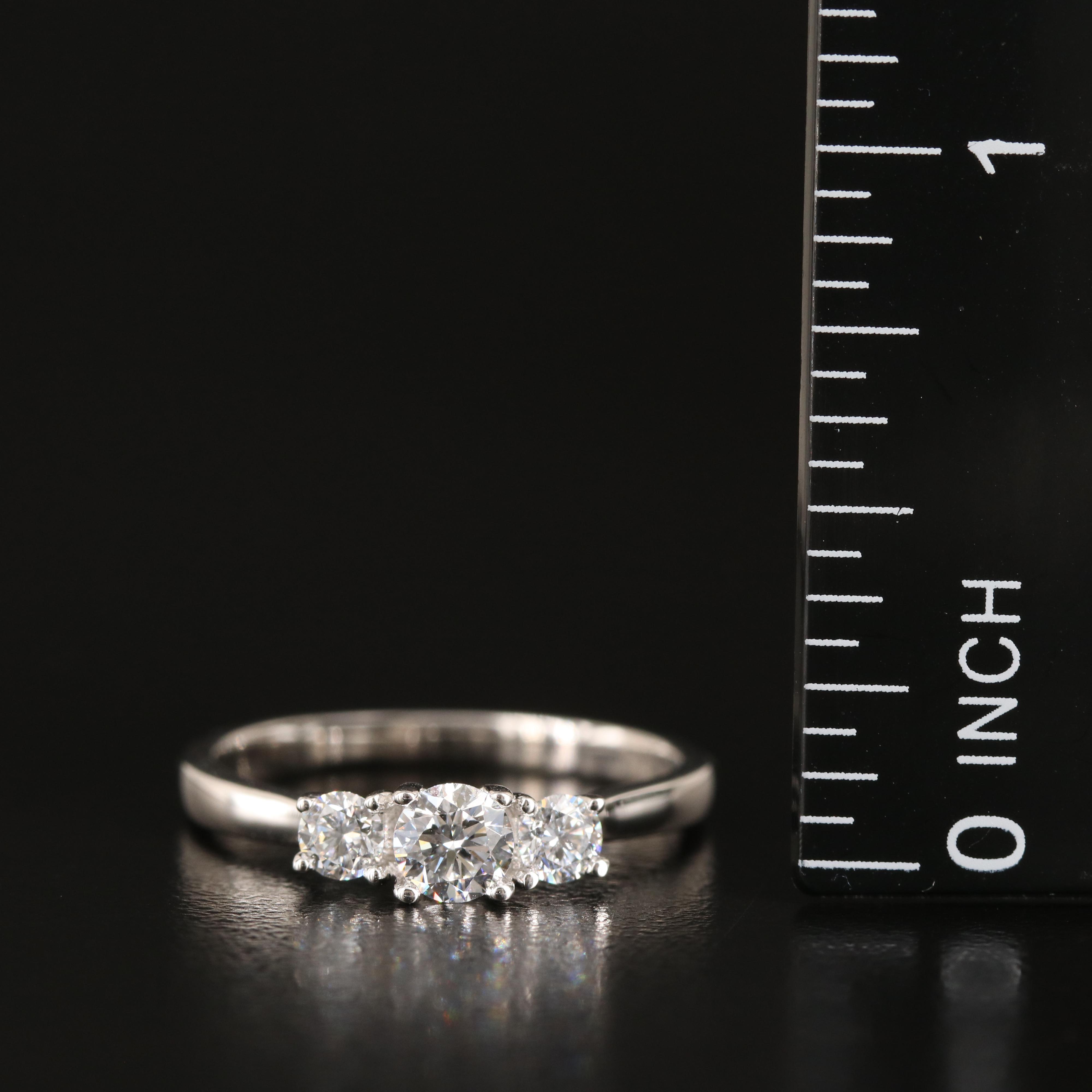 14K 0.52 CTW Lab Grown Diamond Ring with IGI Report