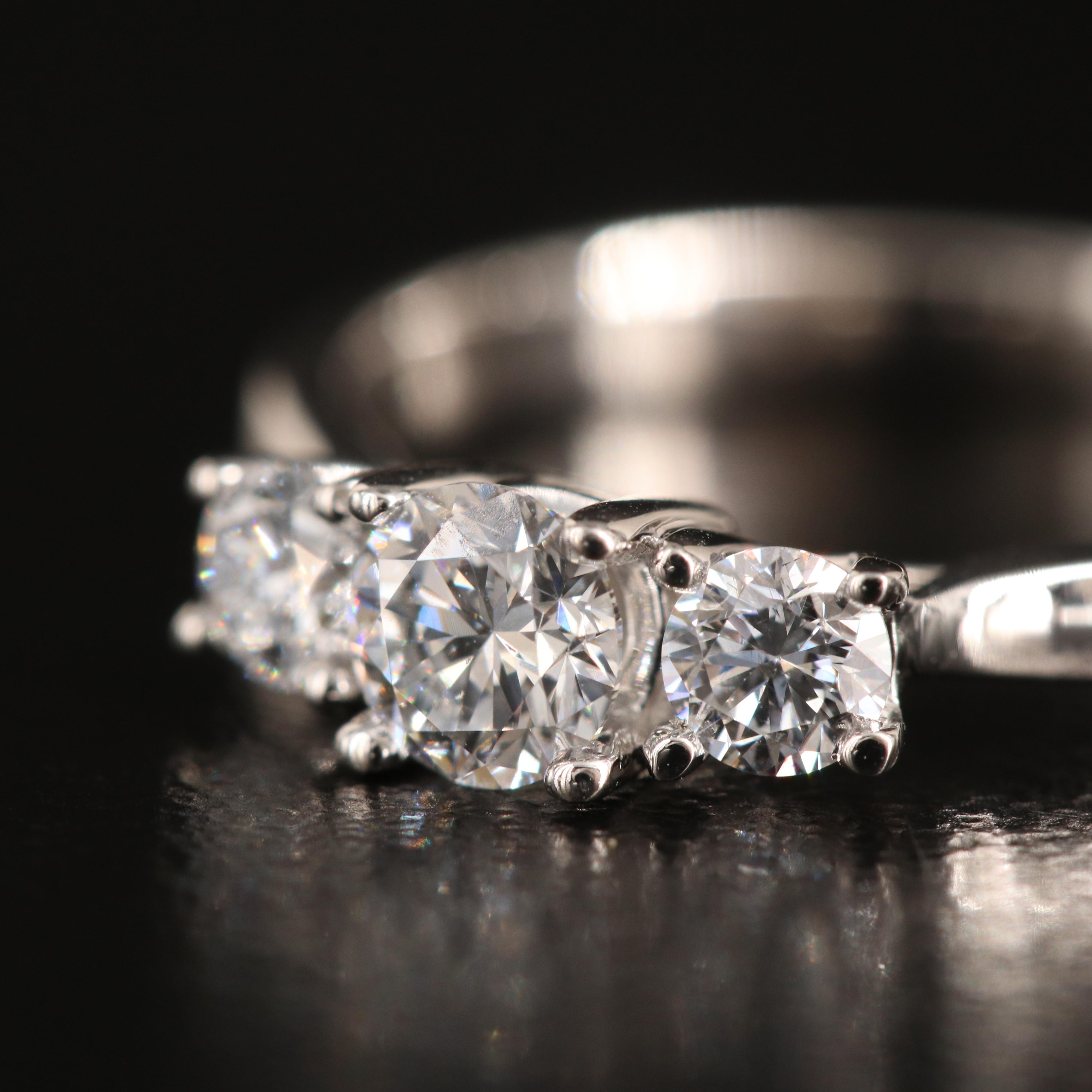 14K 0.52 CTW Lab Grown Diamond Ring with IGI Report