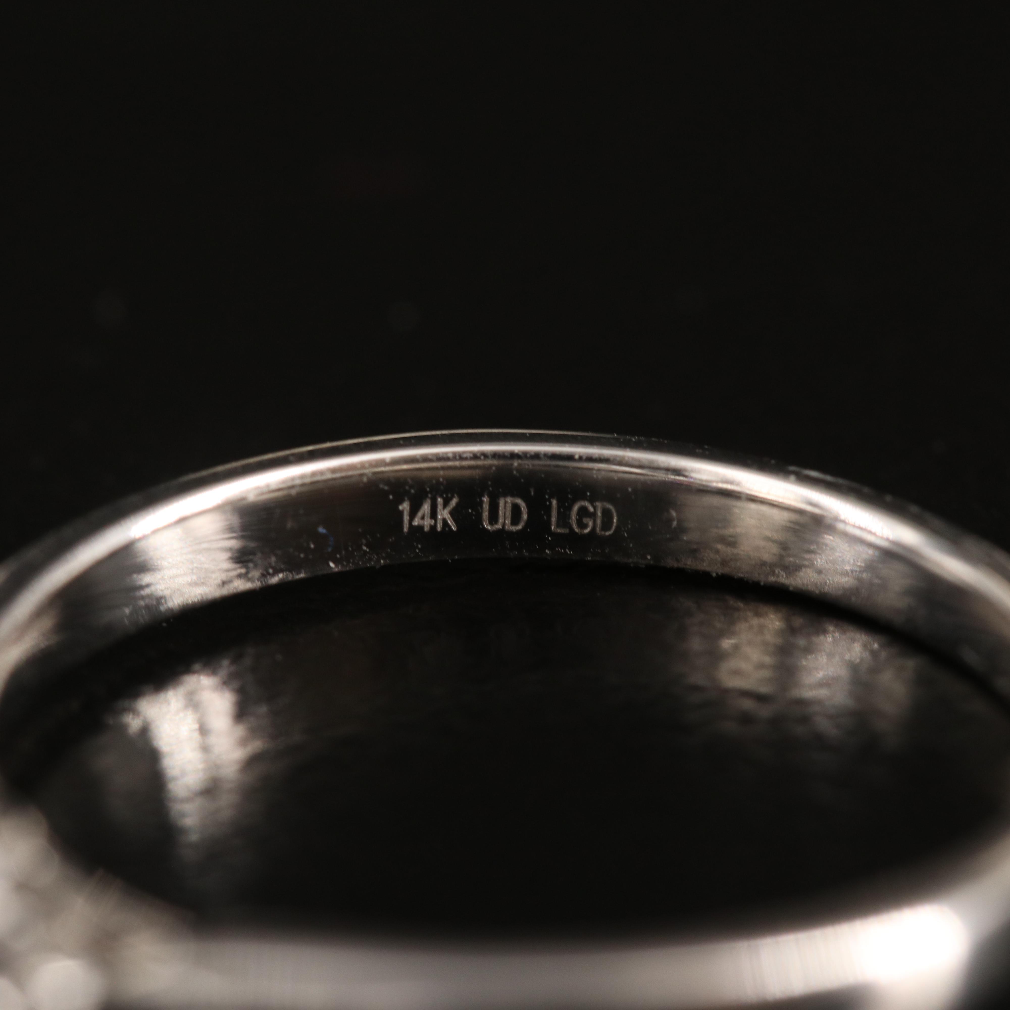 14K 0.52 CTW Lab Grown Diamond Ring with IGI Report