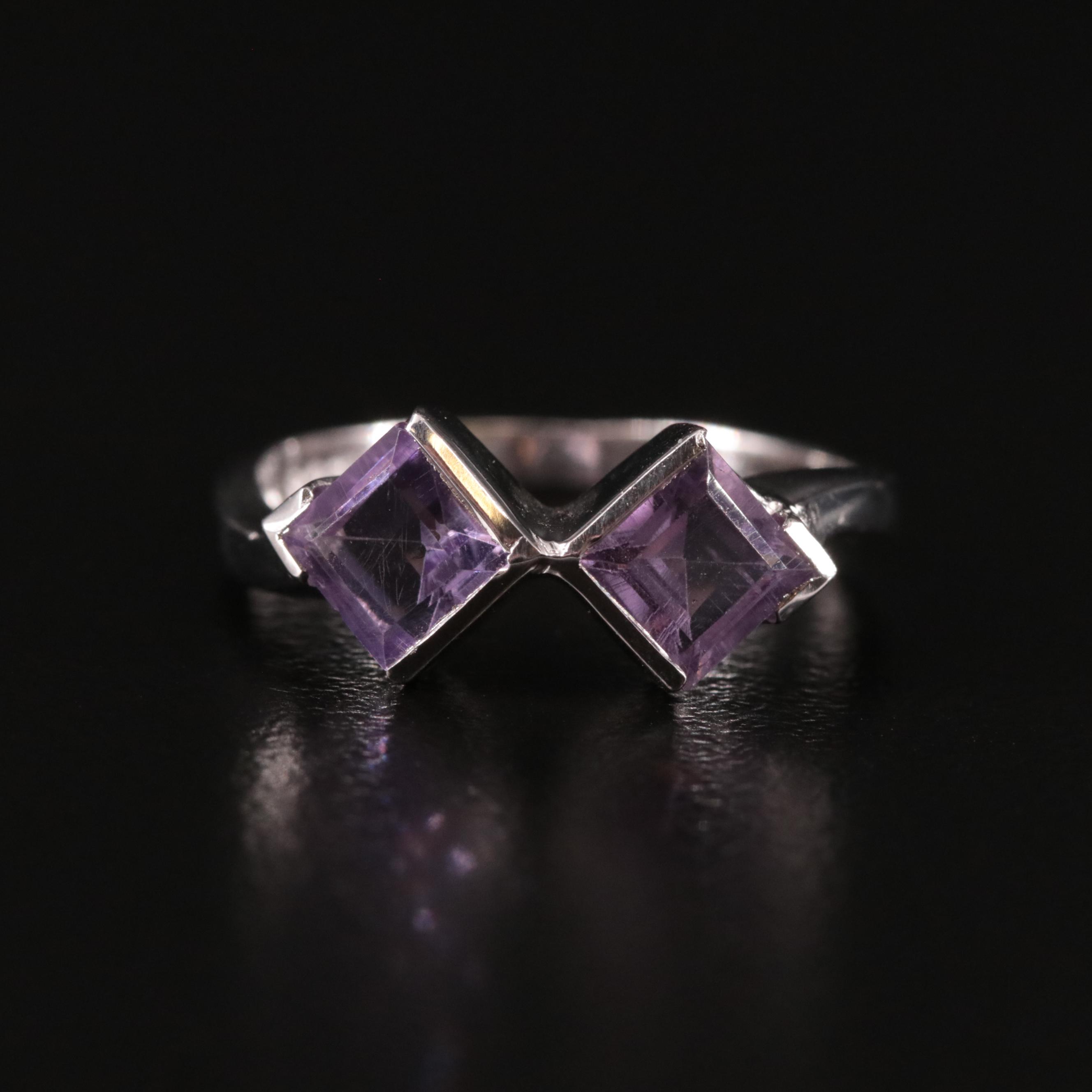 Sterling and Amethyst Ring