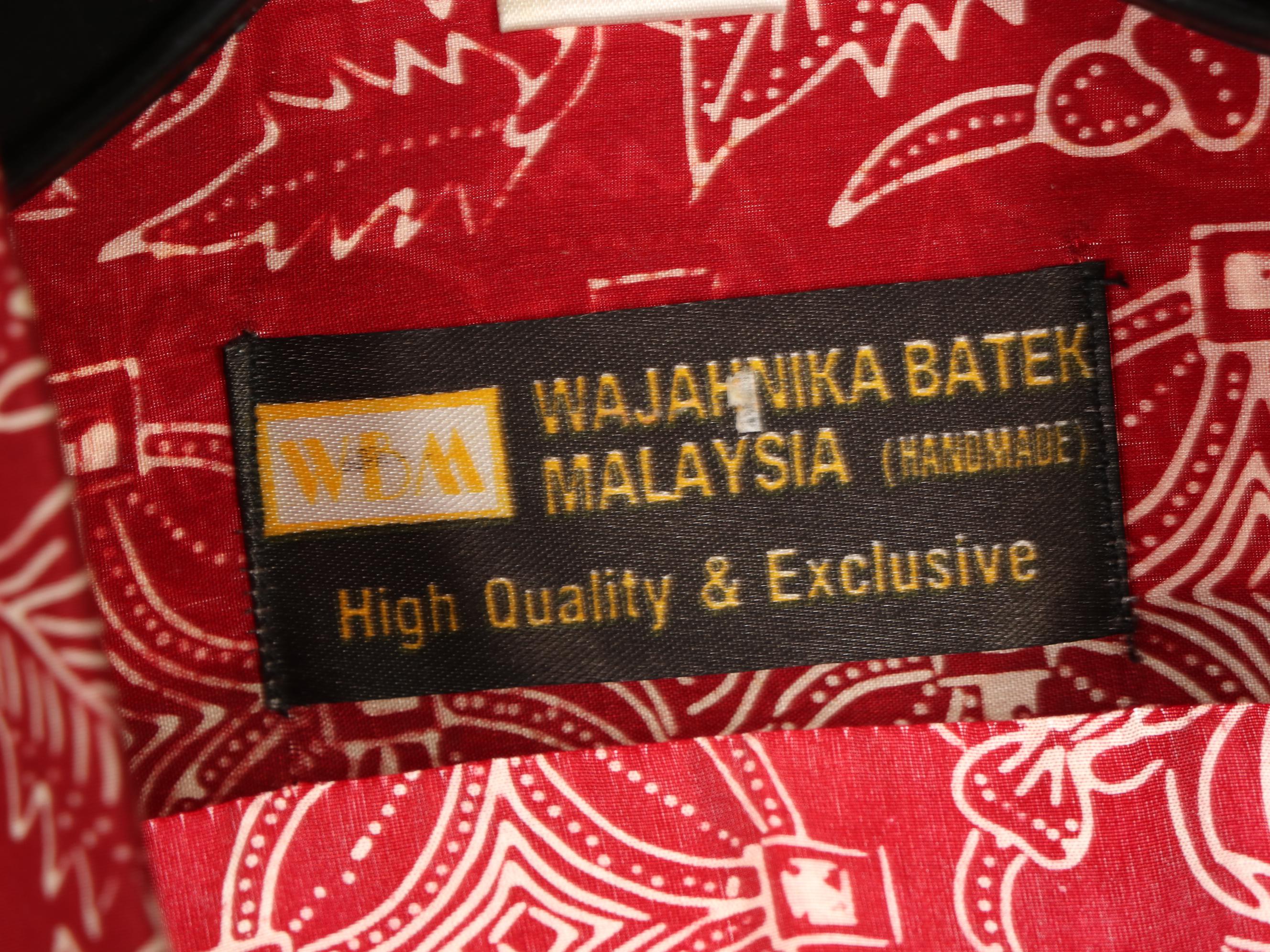 Men's Malaysian Batik Button Down Shirts