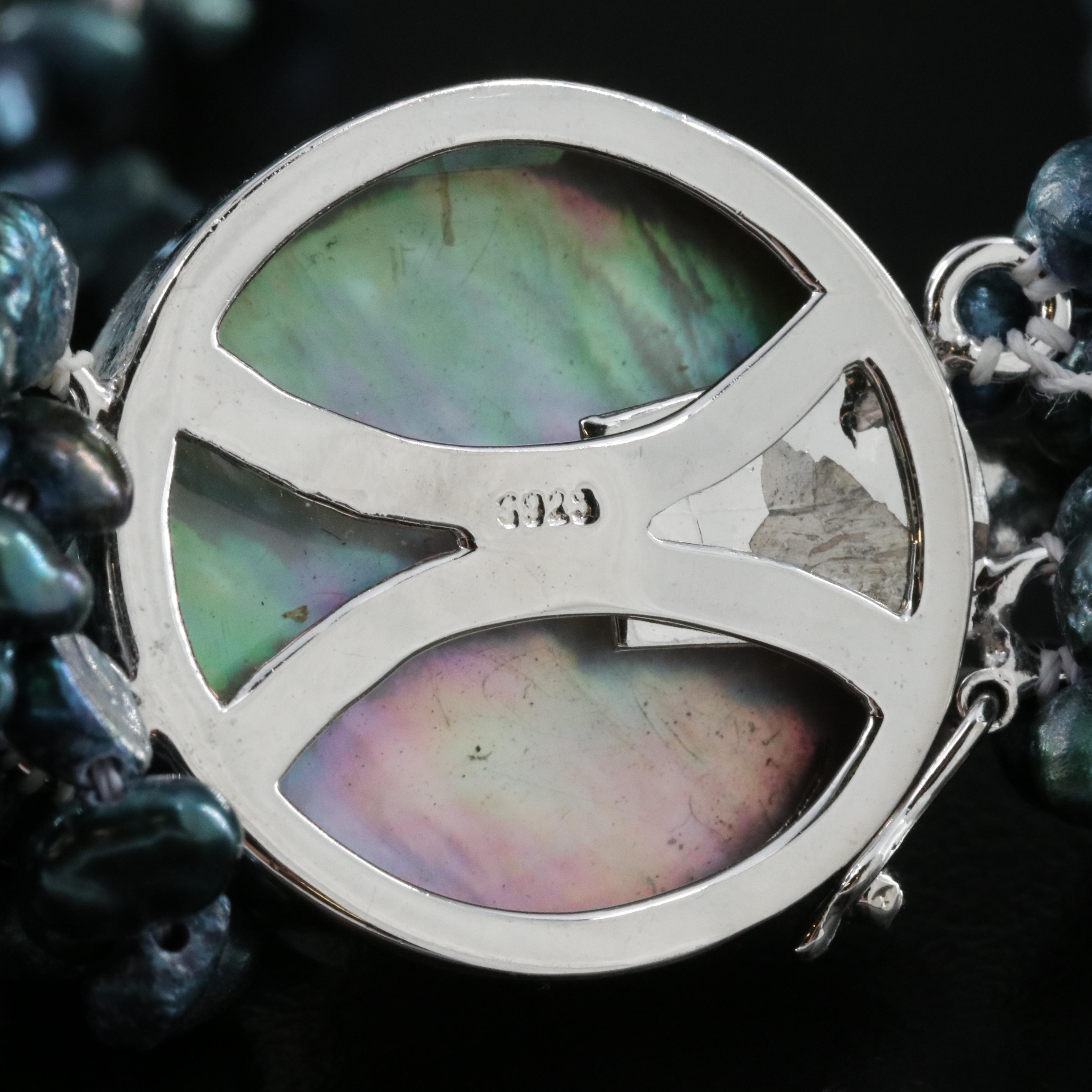 Pearl Necklace with Sterling Clasp