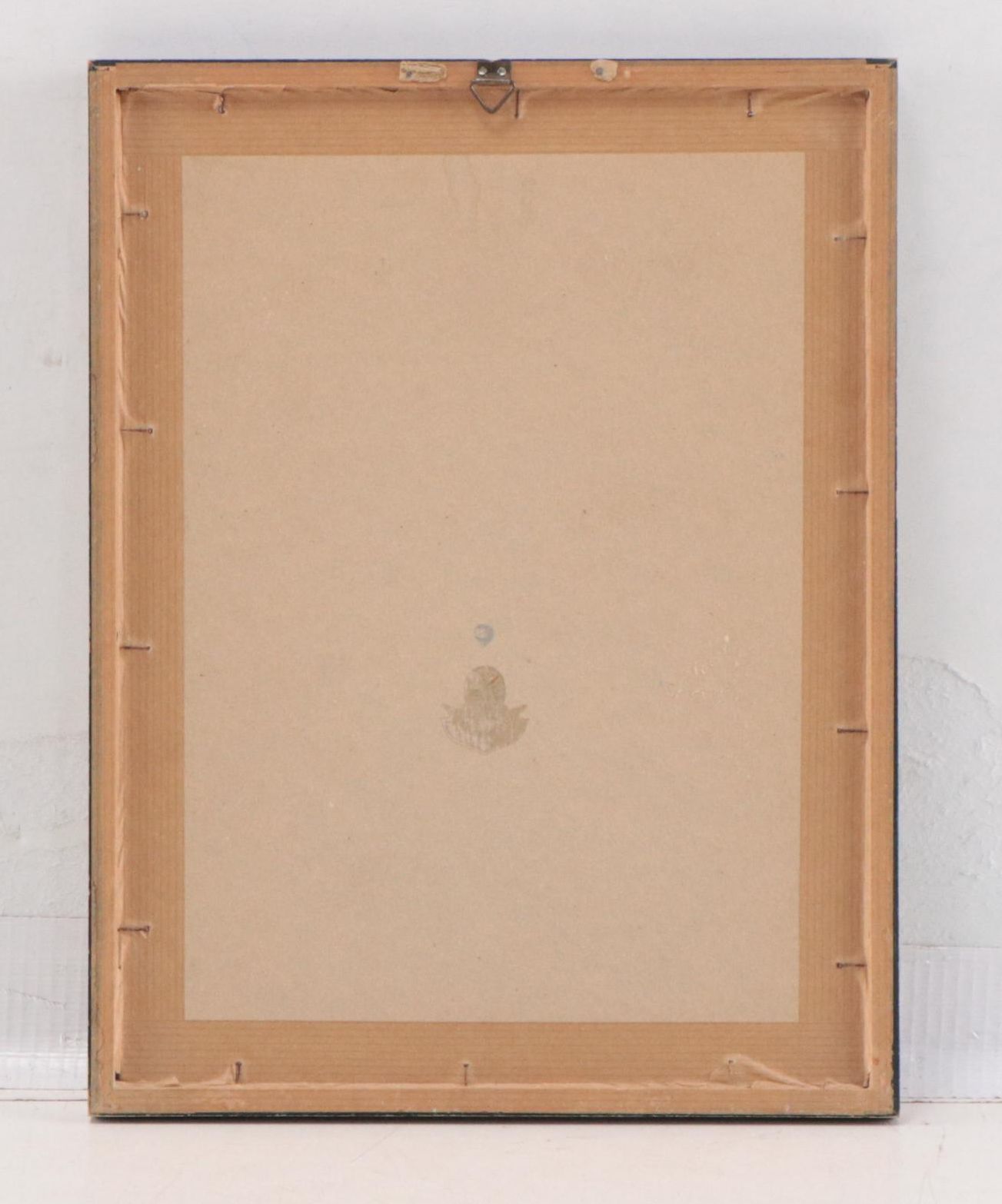 German Street Scene Hand-Colored Etching