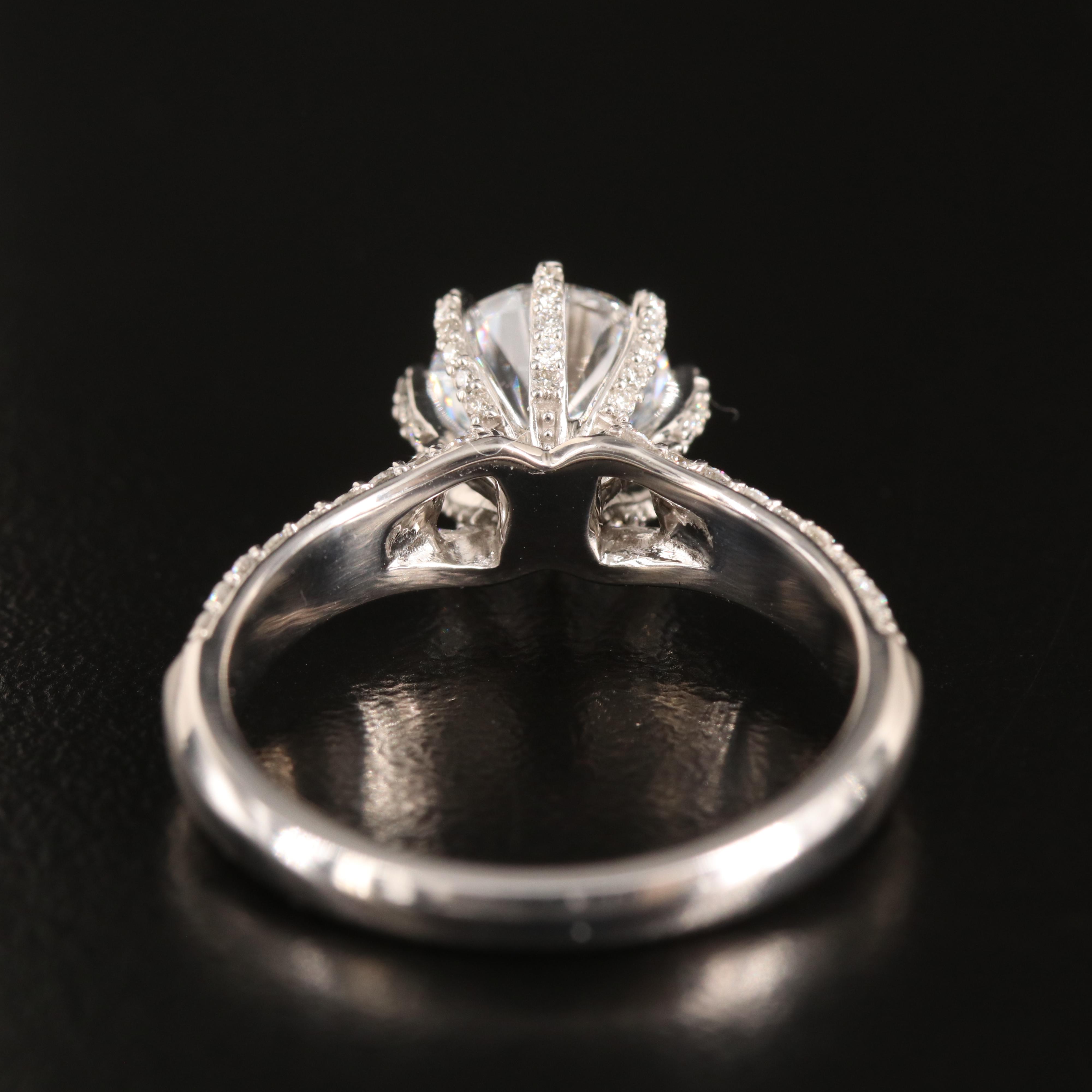 14K 1.58 CTW Lab Grown Diamond Ring