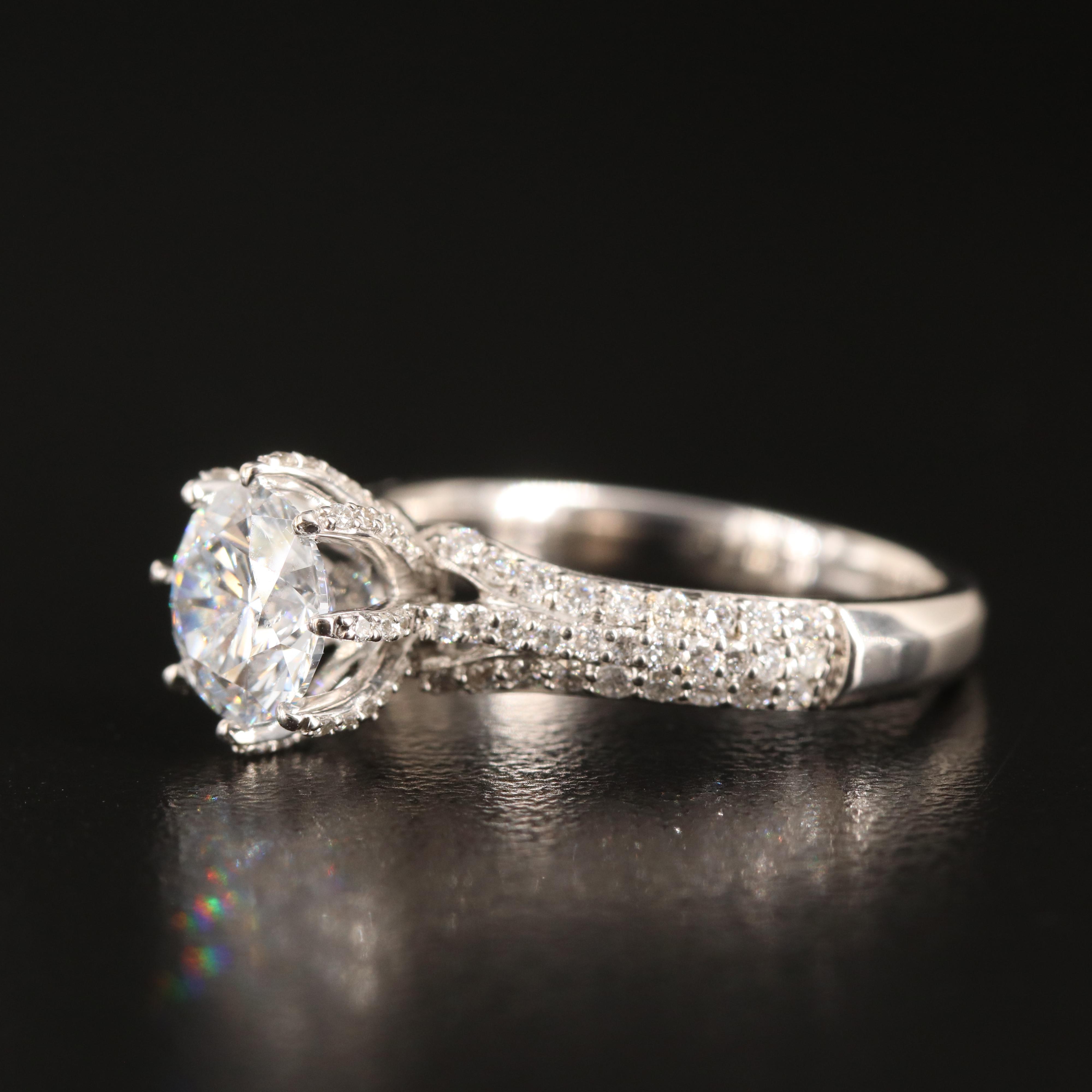 14K 1.58 CTW Lab Grown Diamond Ring