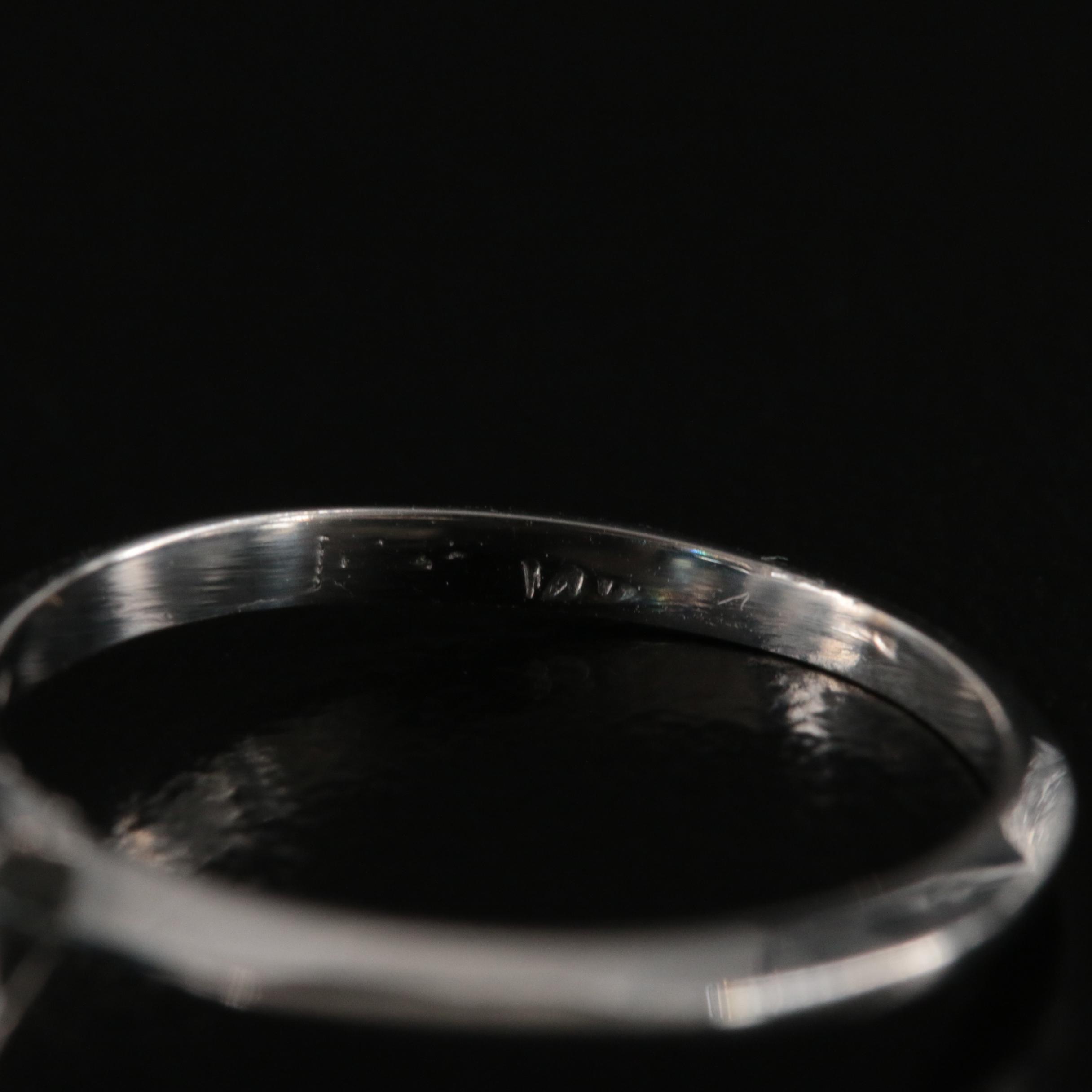 14K 2.22 CT Fancy Deep Blue Diamond Solitaire Ring