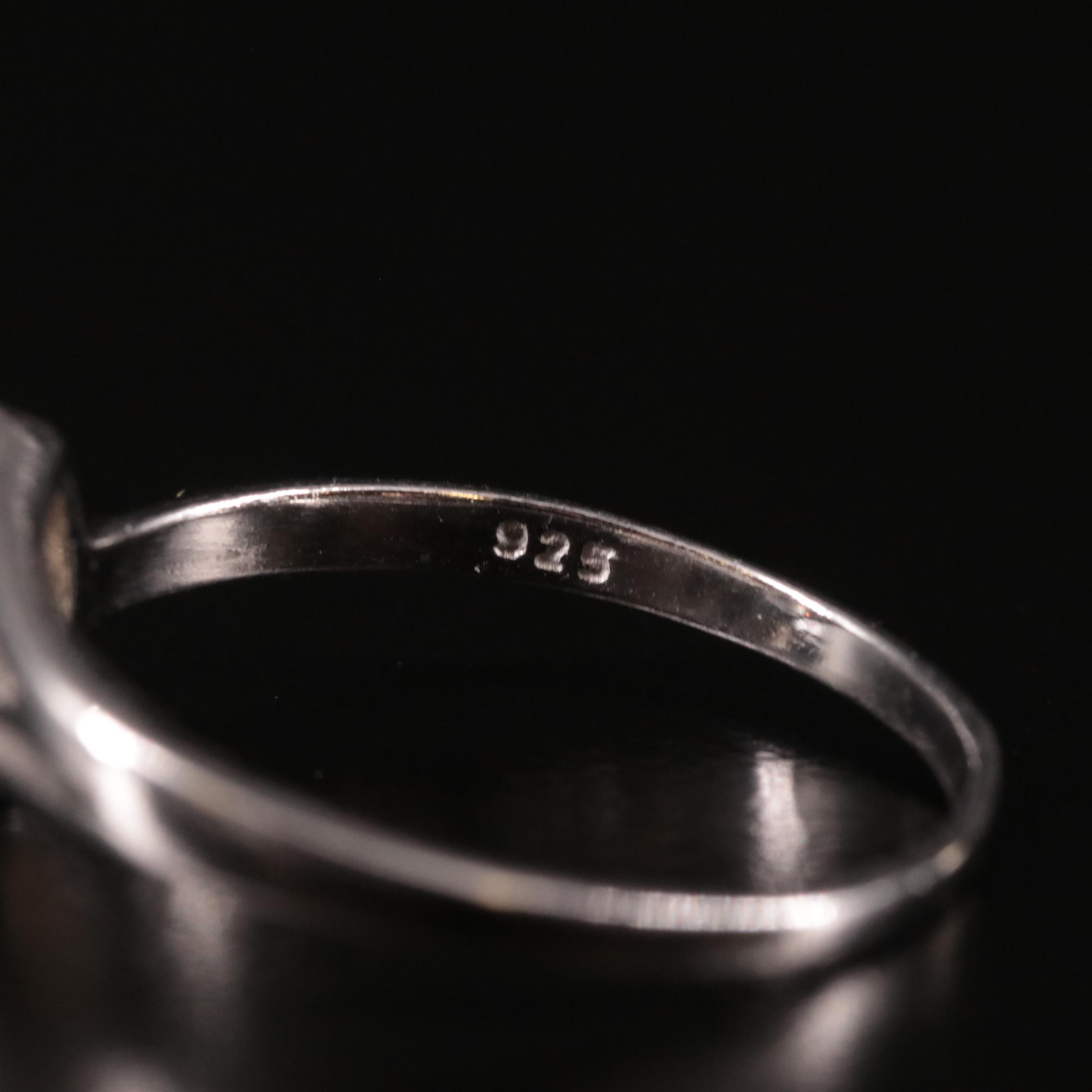 Sterling and Citrine Ring