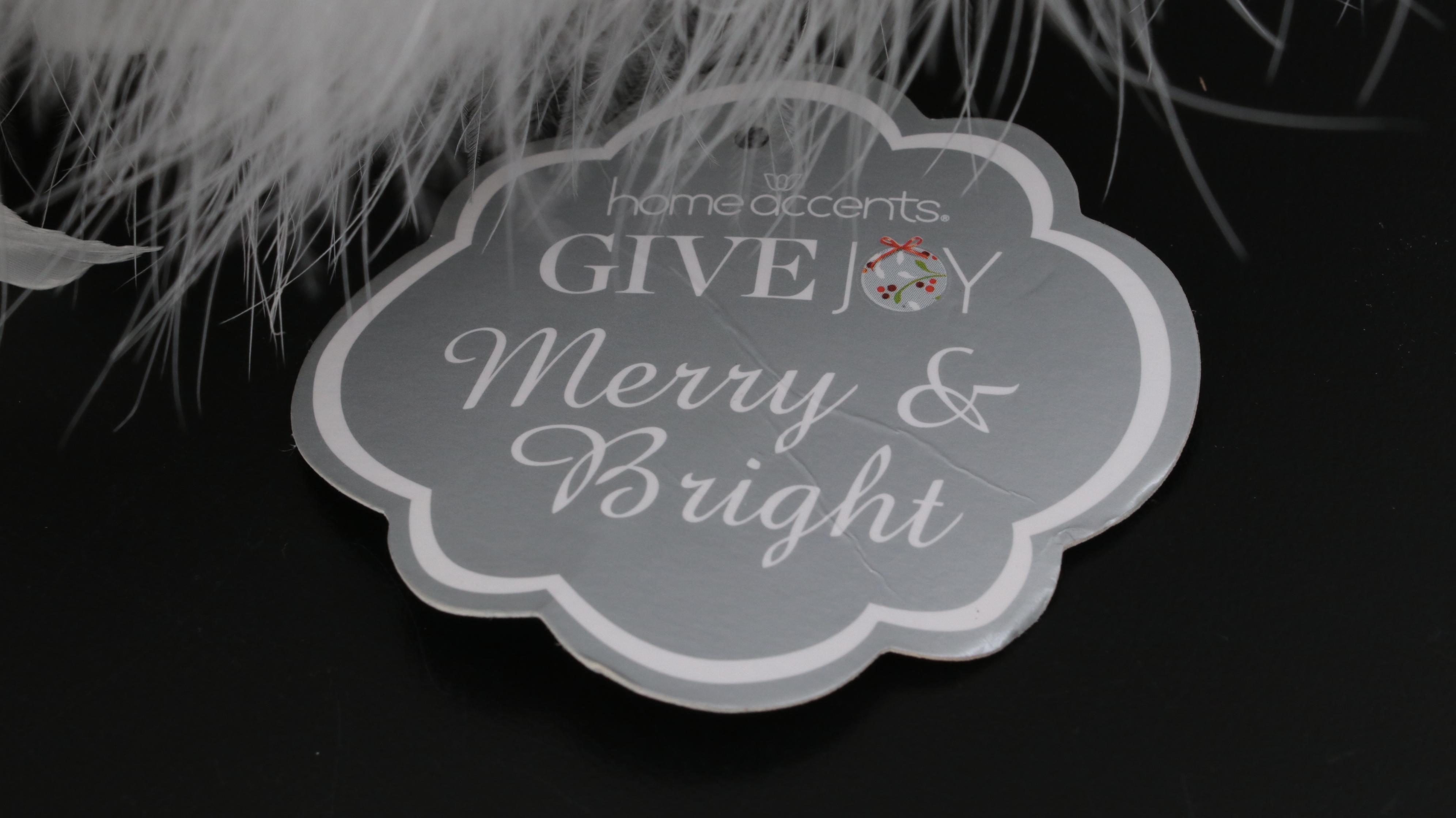 Feathered Snowy Owl Tree Topper and Matching Figurines