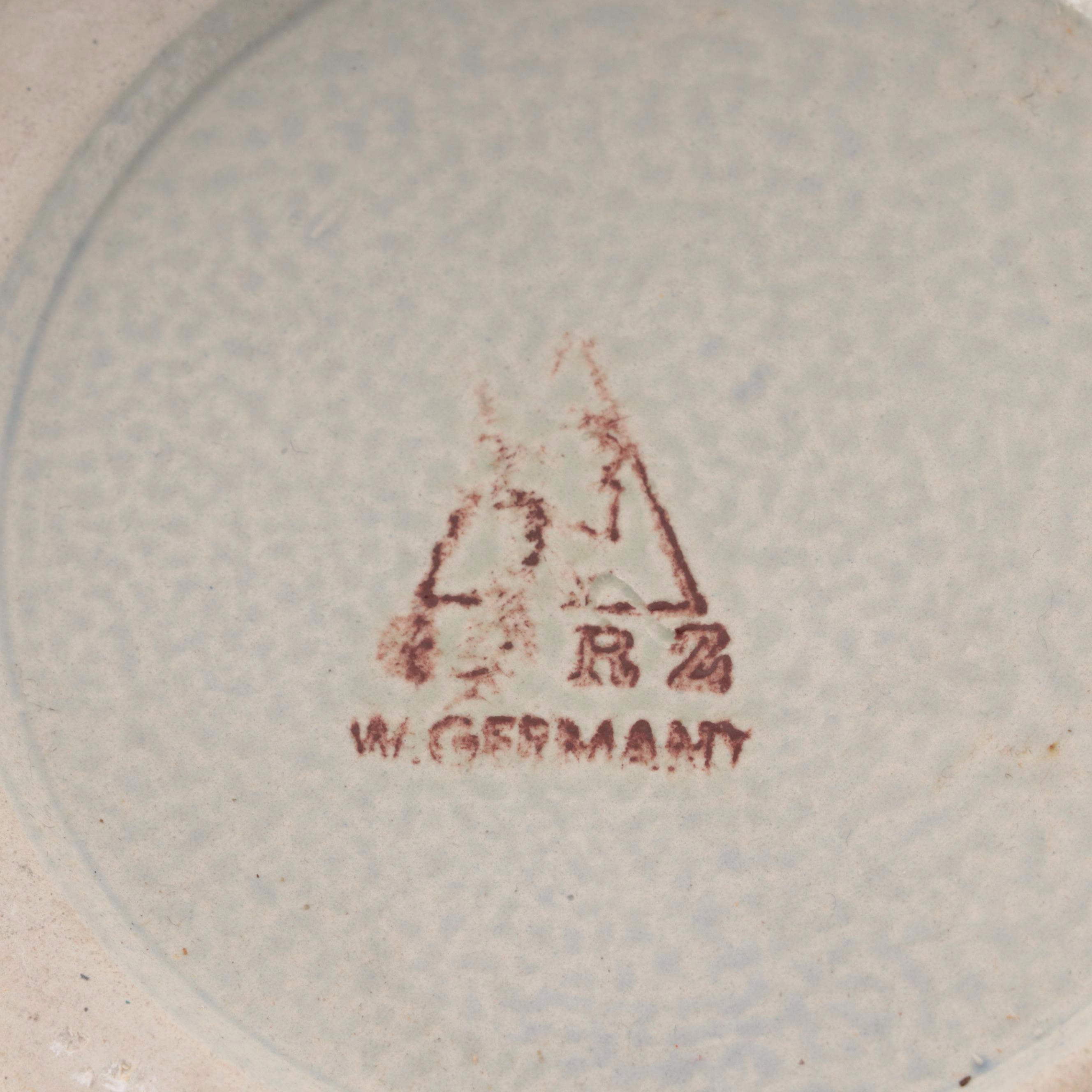 Gerz Stoneware Figural Carafe with Other Stoneware Carafe