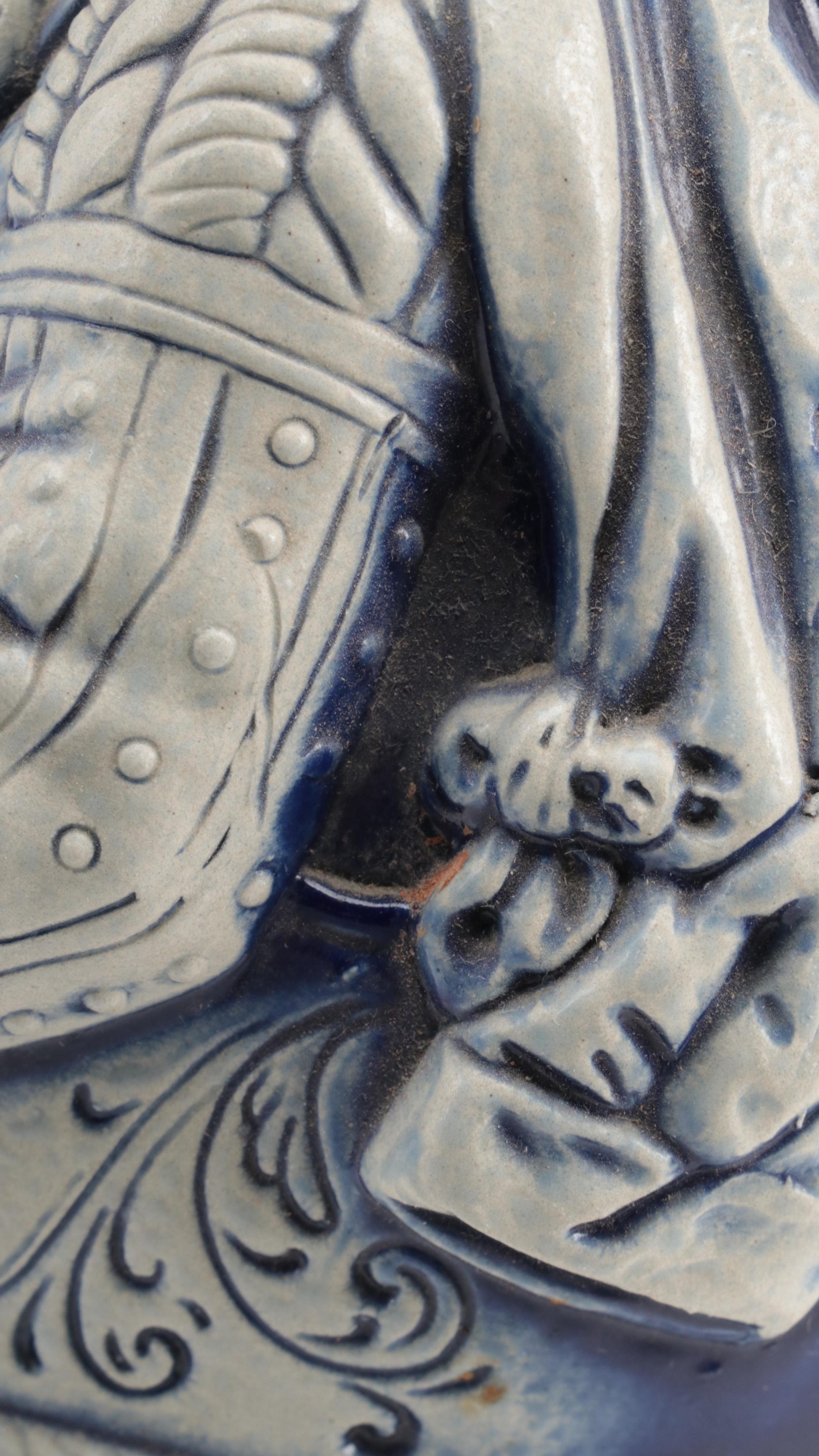 Gerz Stoneware Figural Carafe with Other Stoneware Carafe