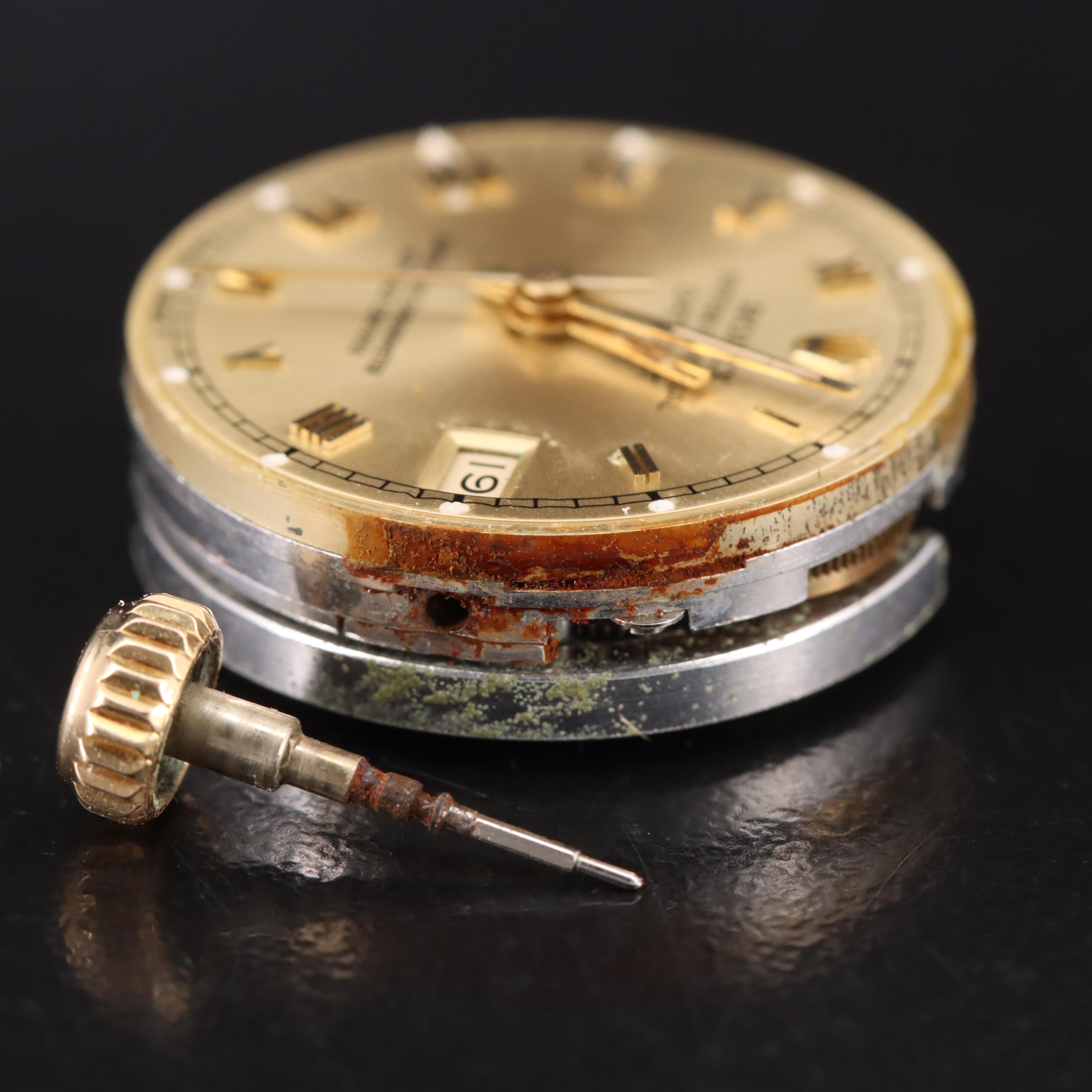 1985 18K Rolex Datejust President Bracelet Watch