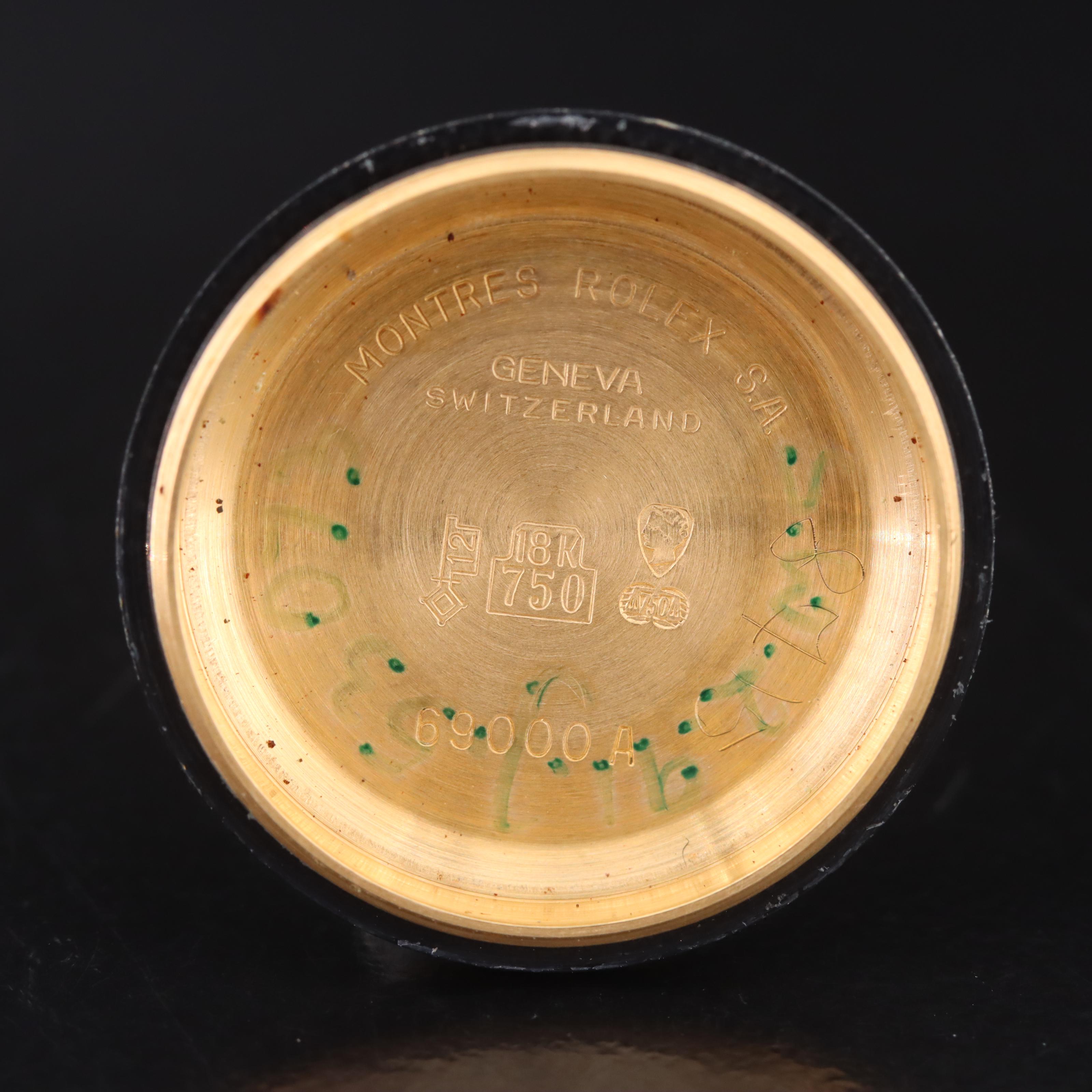 1985 18K Rolex Datejust President Bracelet Watch