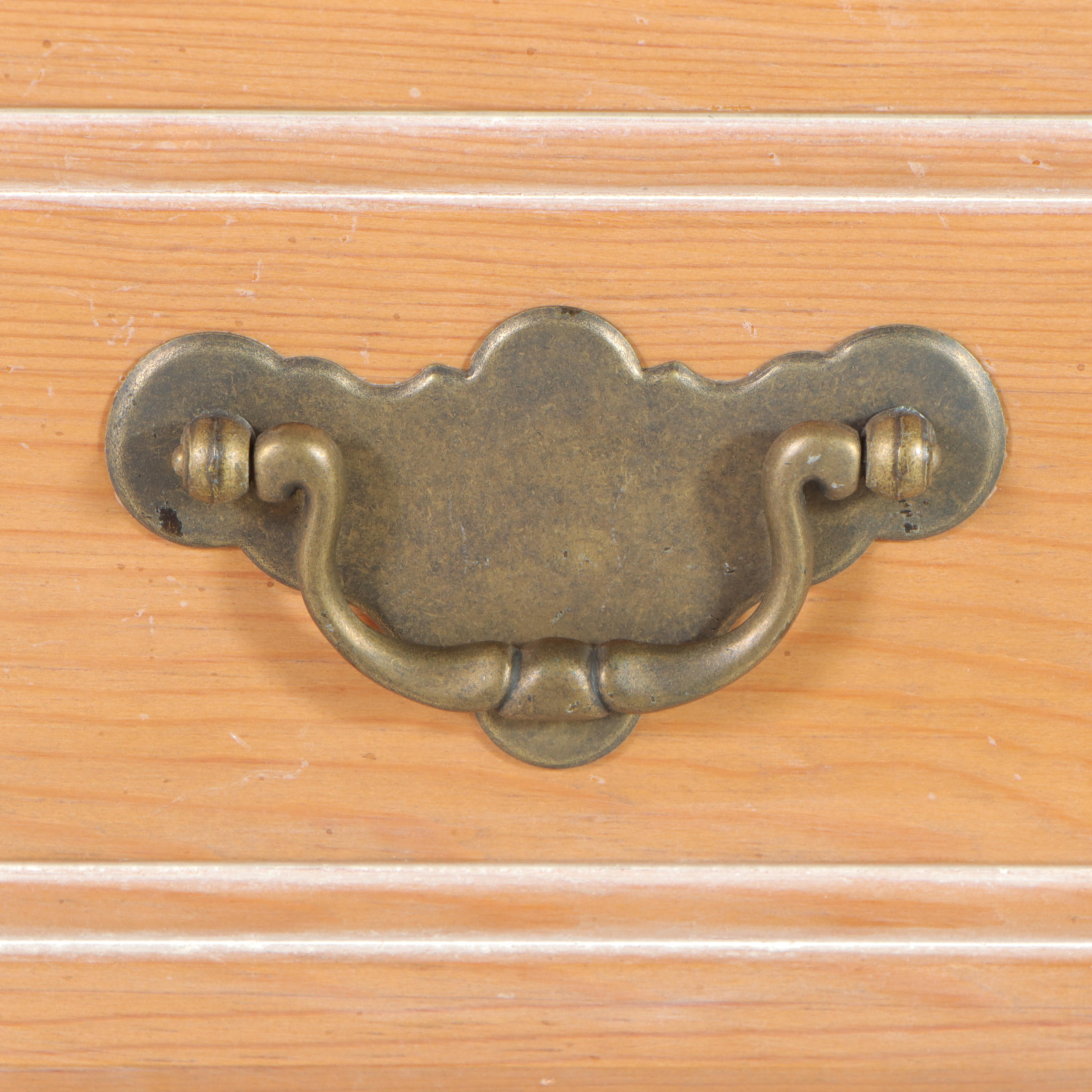 "Santa Fe" Cerused Pine Five-Drawer Chest, Late 20th Century