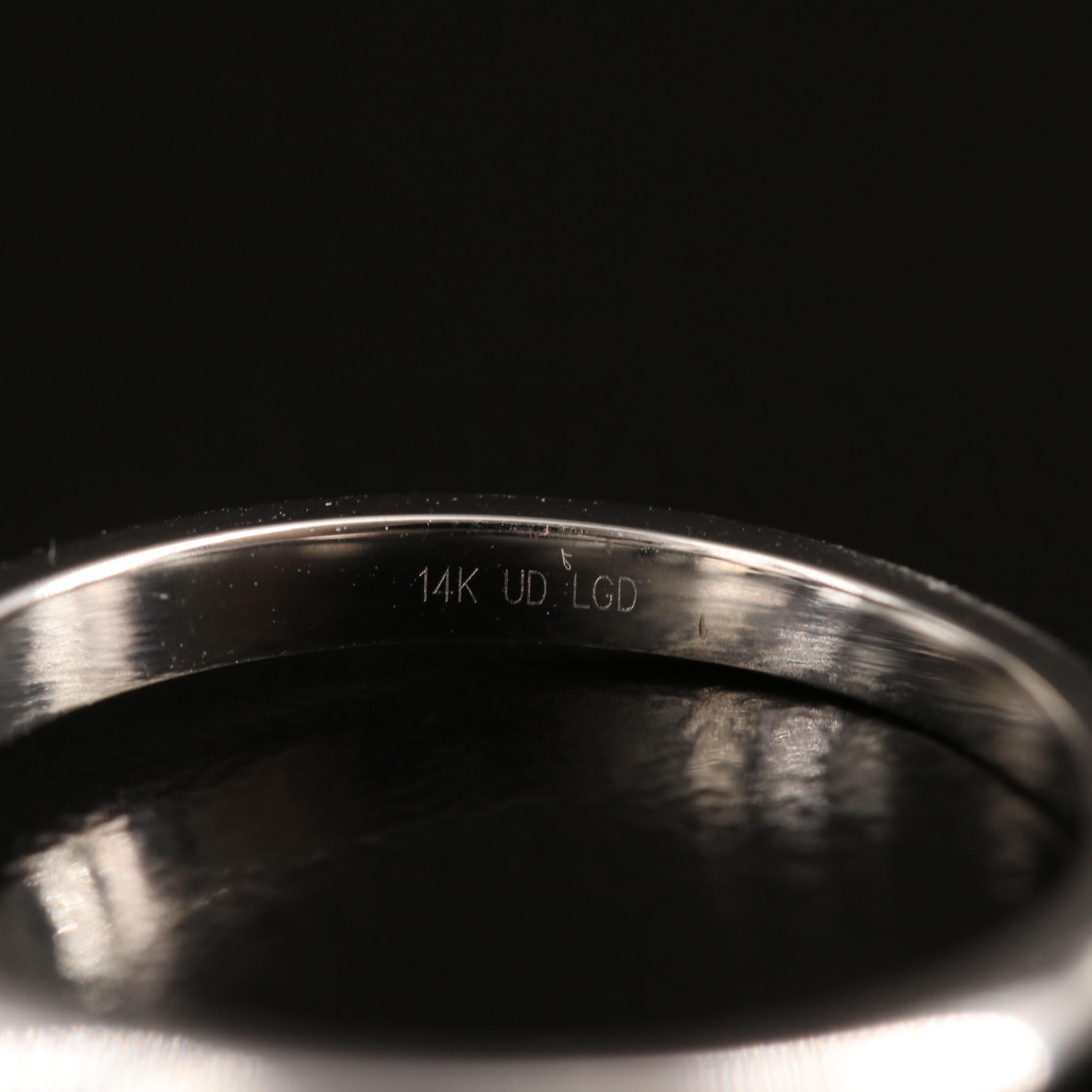 14K 1.00 CT Lab Grown Diamond Solitaire Ring with IGI Report