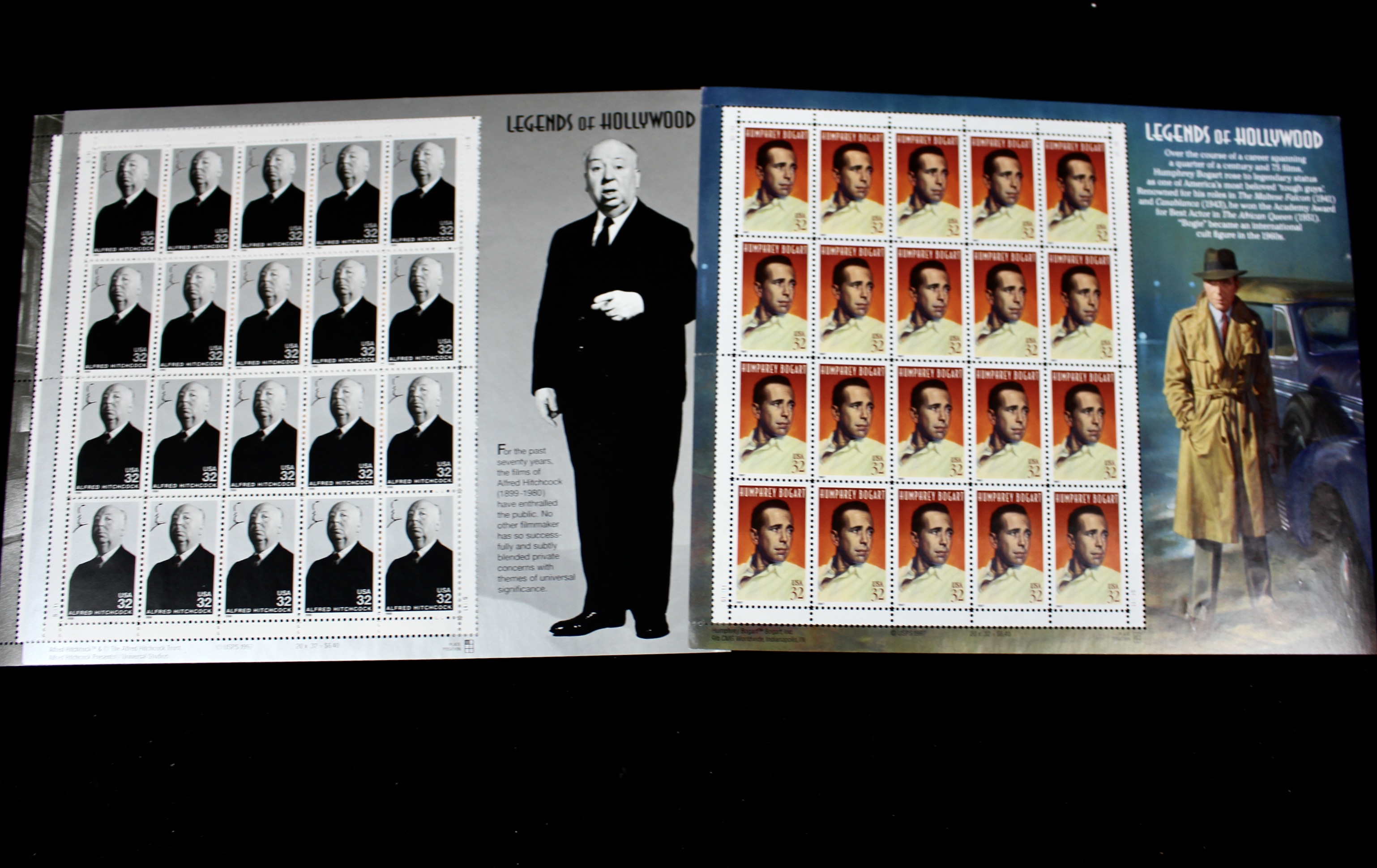 Hollywood and Music Postage Stamp Collection