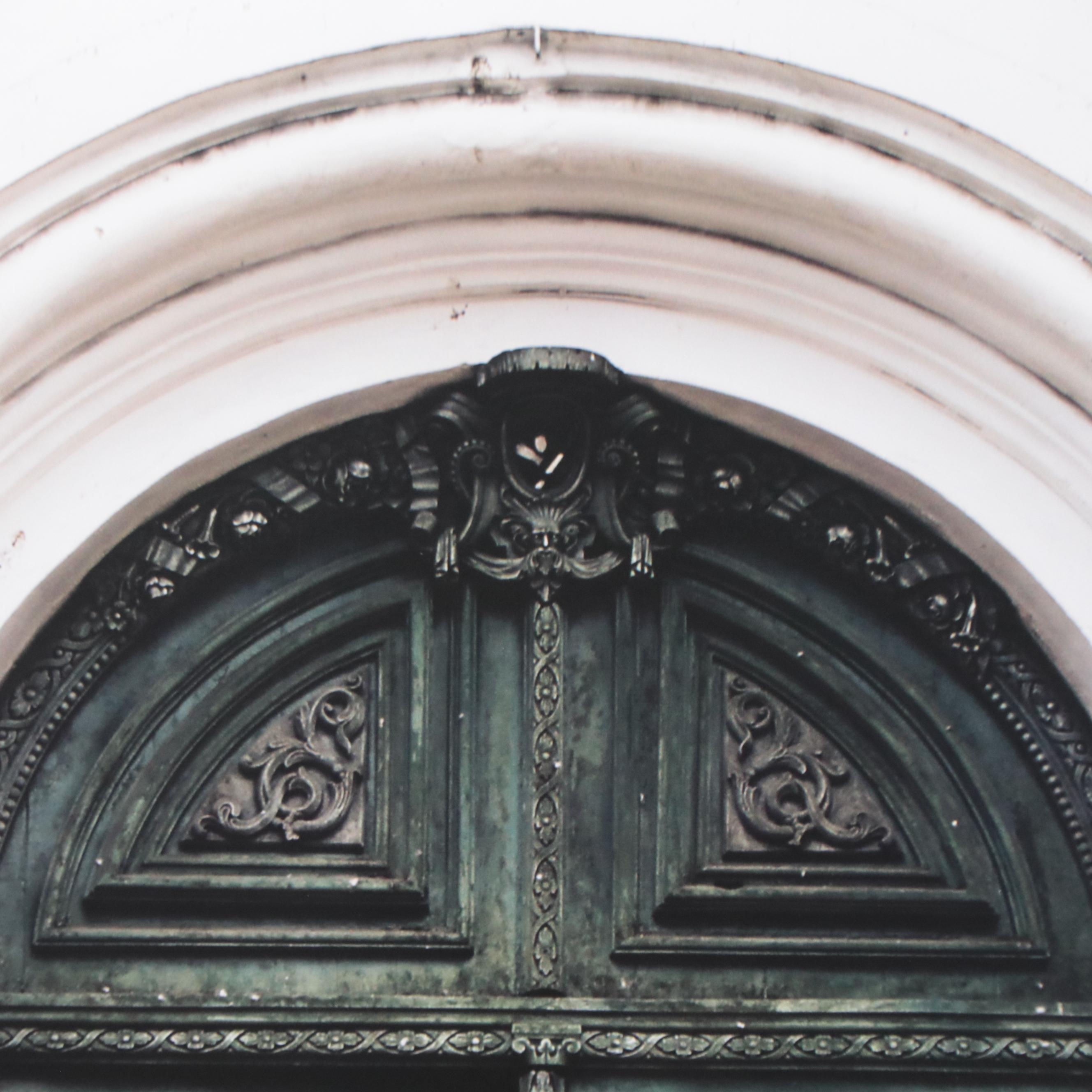 Offset Lithograph of European Arched Doorway