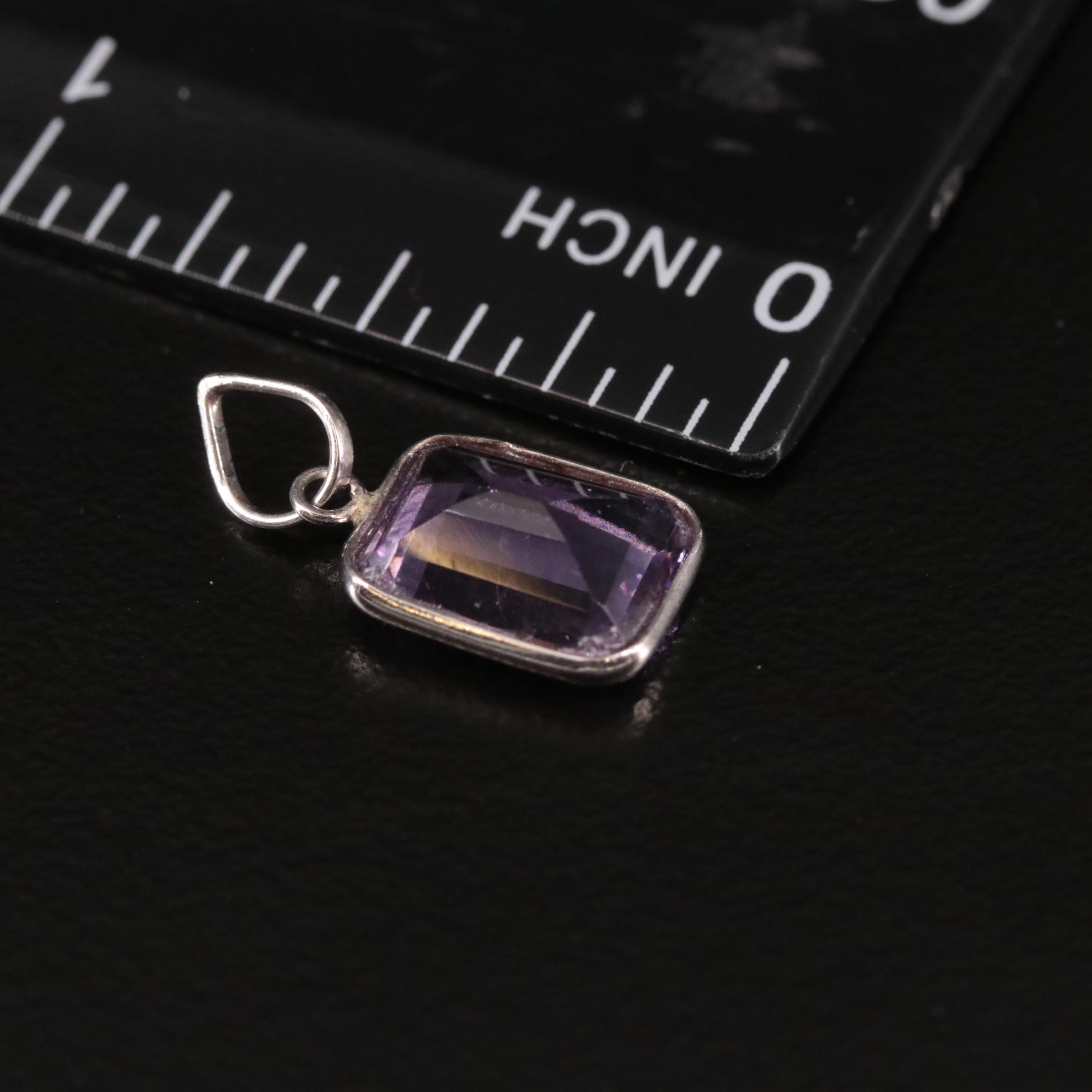 14K Amethyst Pendant