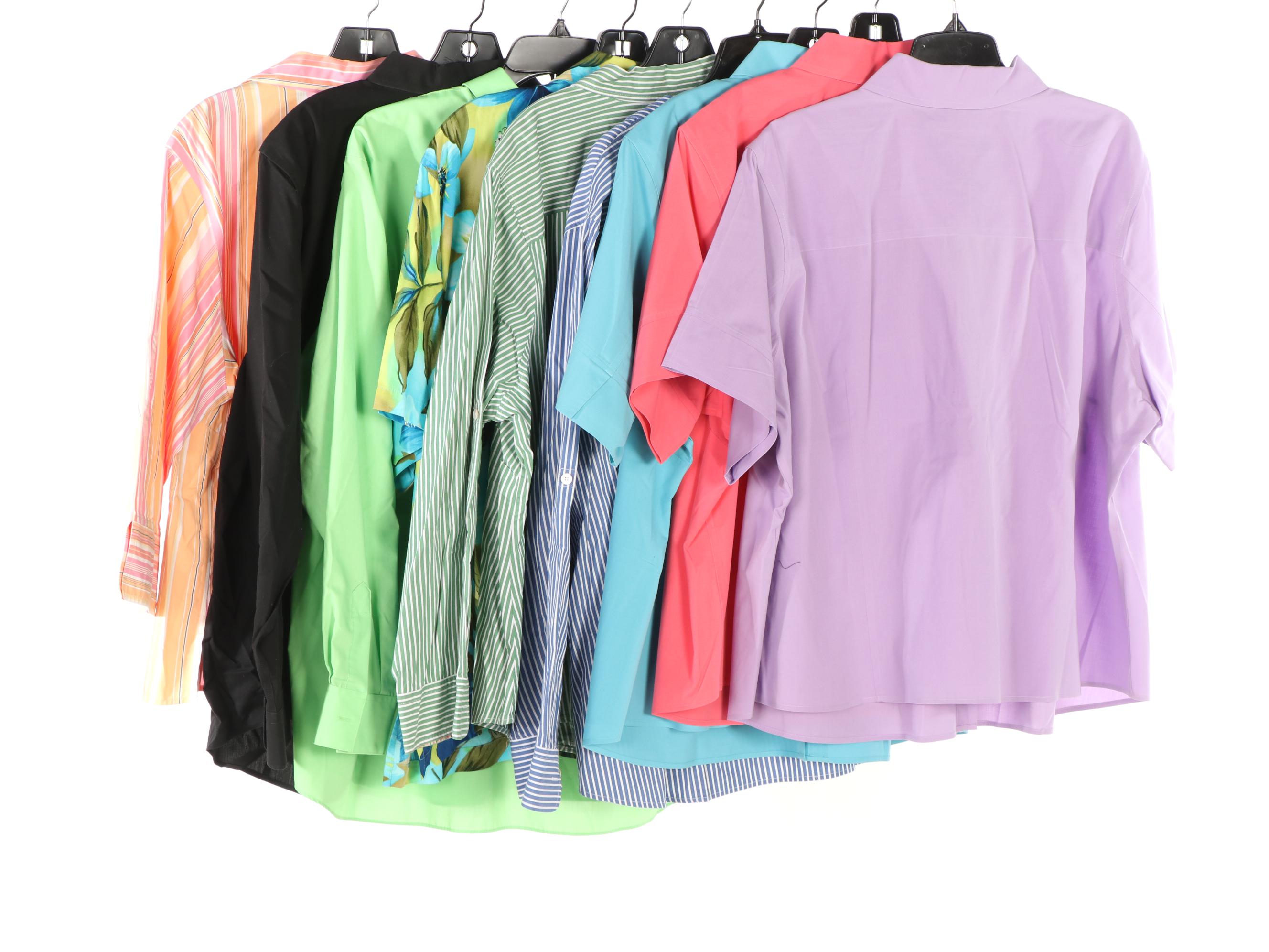 Foxcroft, Talbots, and Liz Claiborne Button-Up Shirts