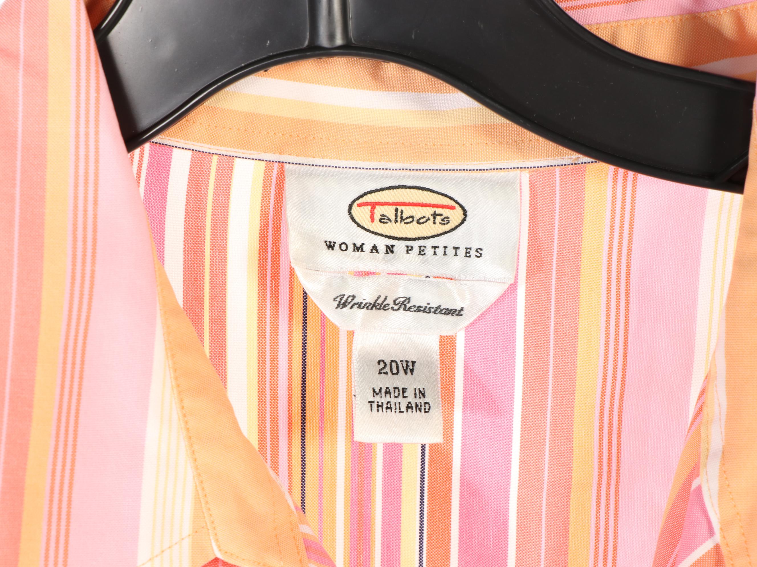 Foxcroft, Talbots, and Liz Claiborne Button-Up Shirts