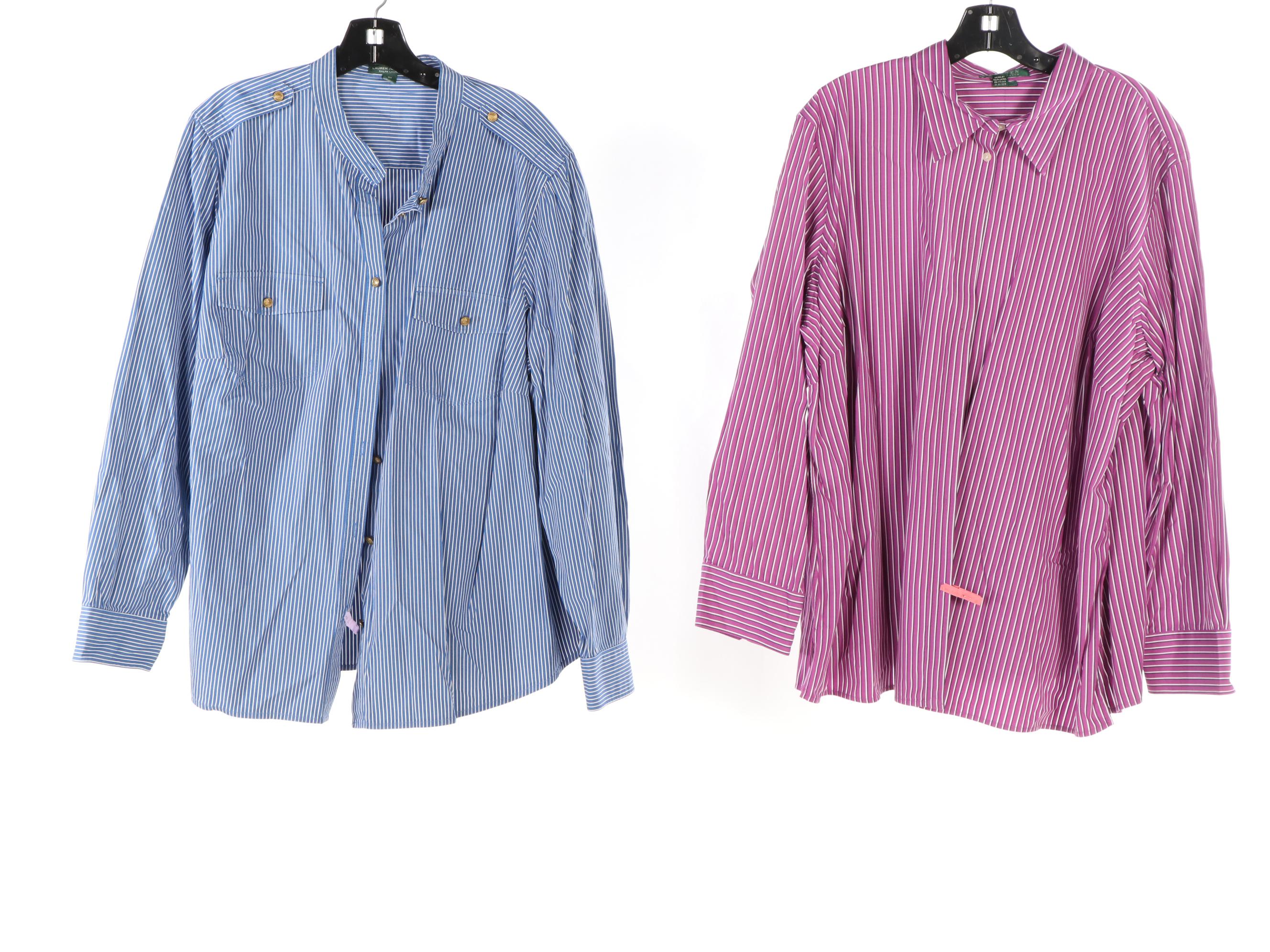 Lauren Ralph Lauren, Jones New York, and Orvis Button-Up Shirts and More