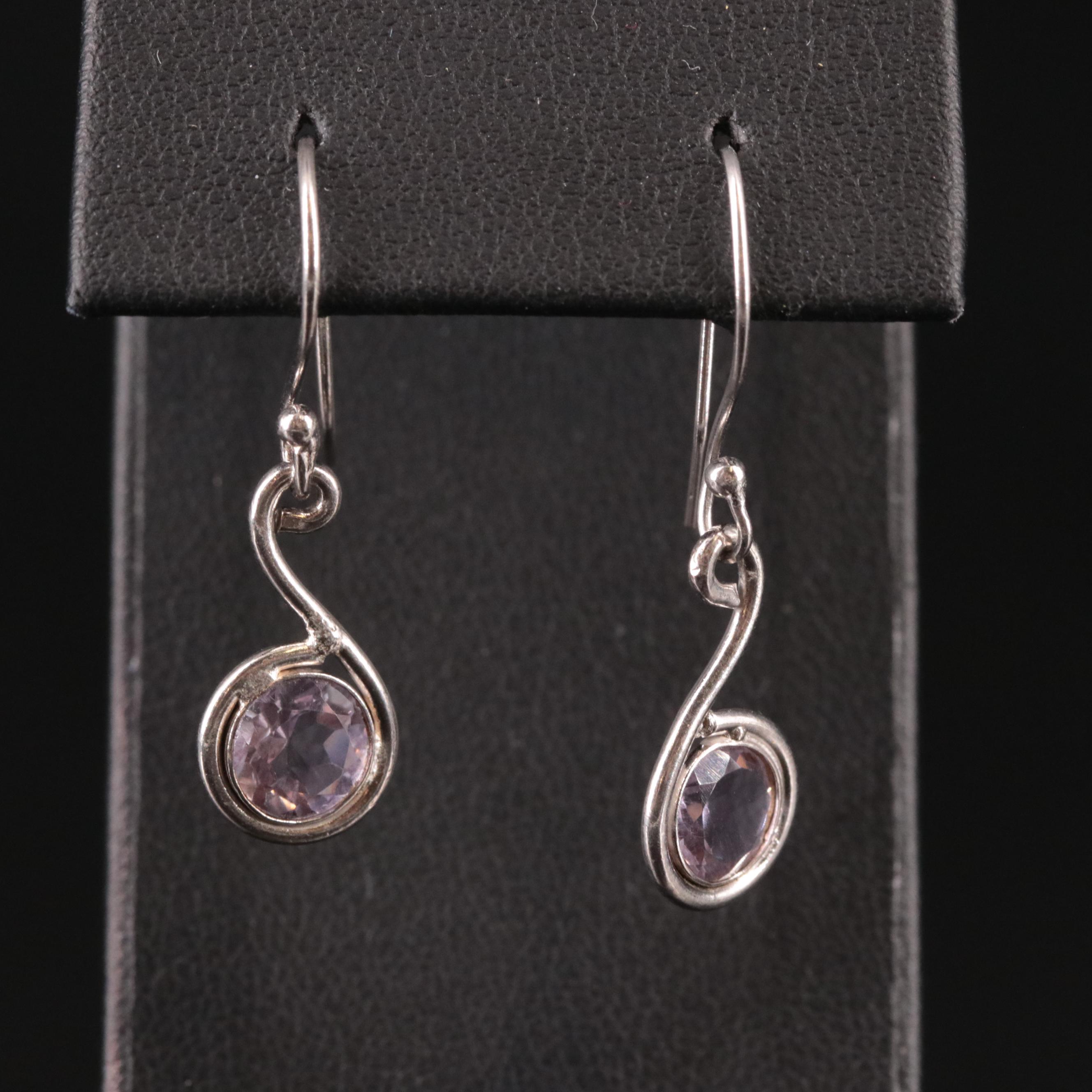 Amethyst Drop Earrings
