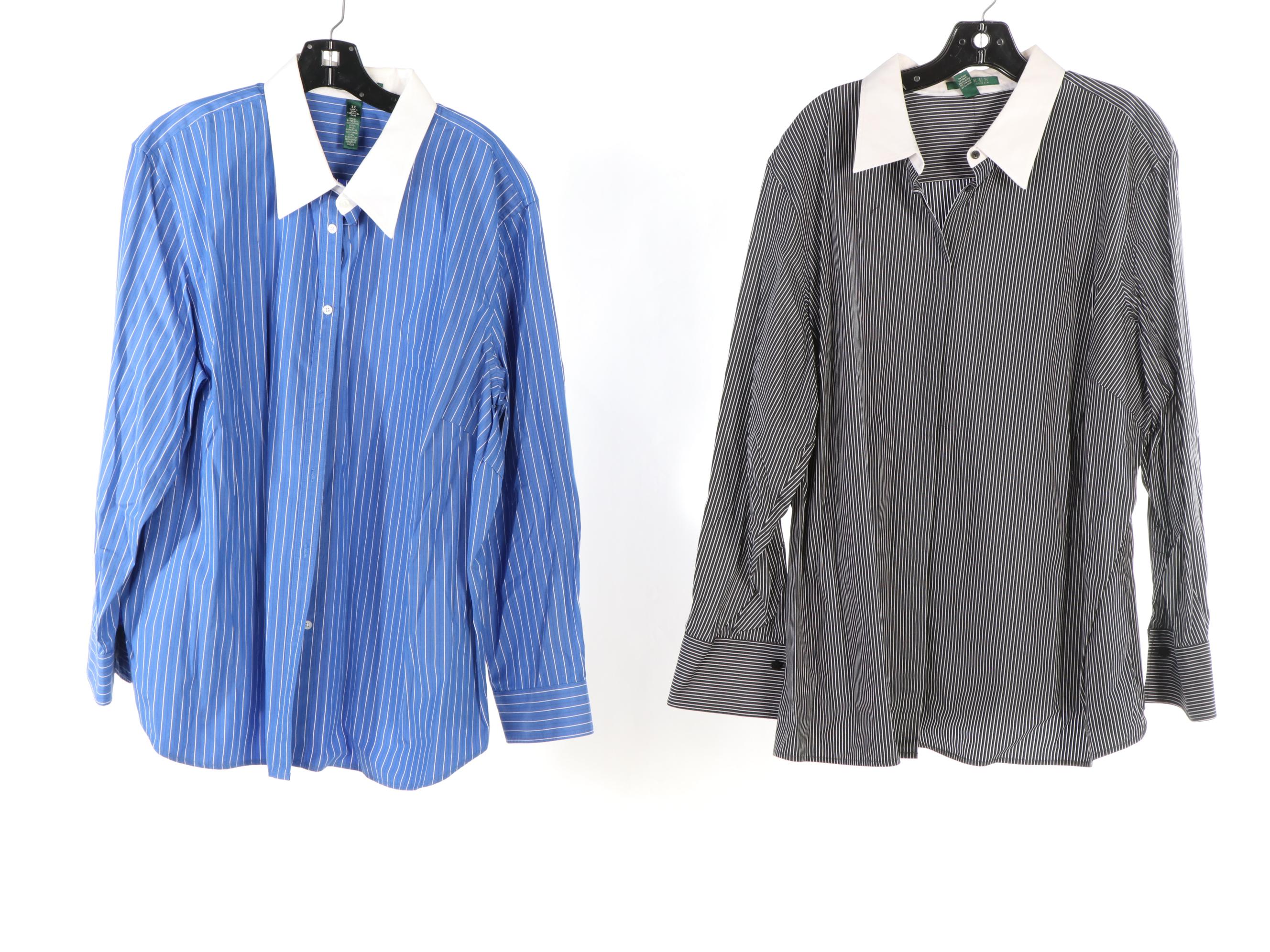 Lauren Ralph Lauren, Jones New York, and Orvis Button-Up Shirts and More