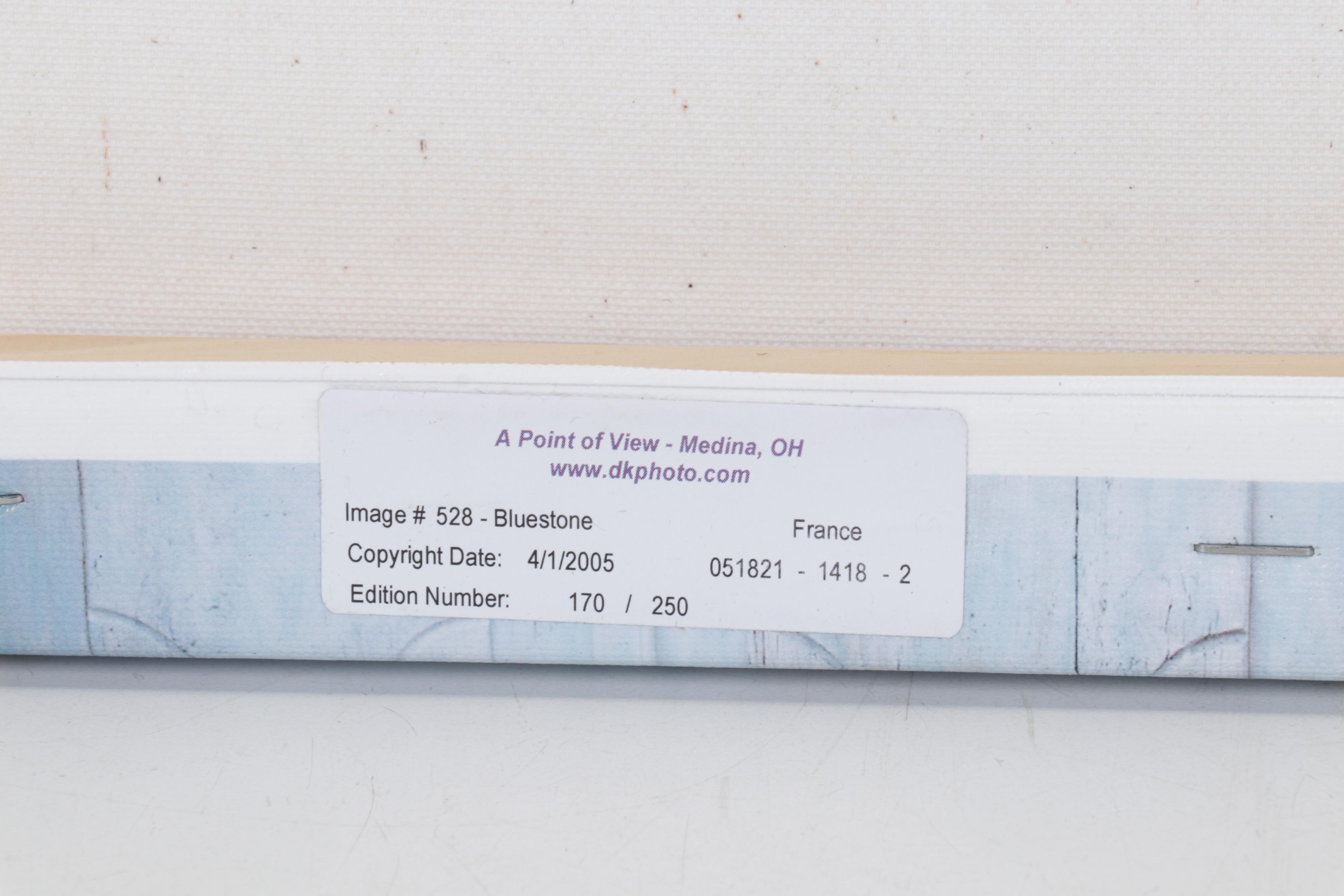 David Kiley Giclée "Bluestone in France," Circa 2005