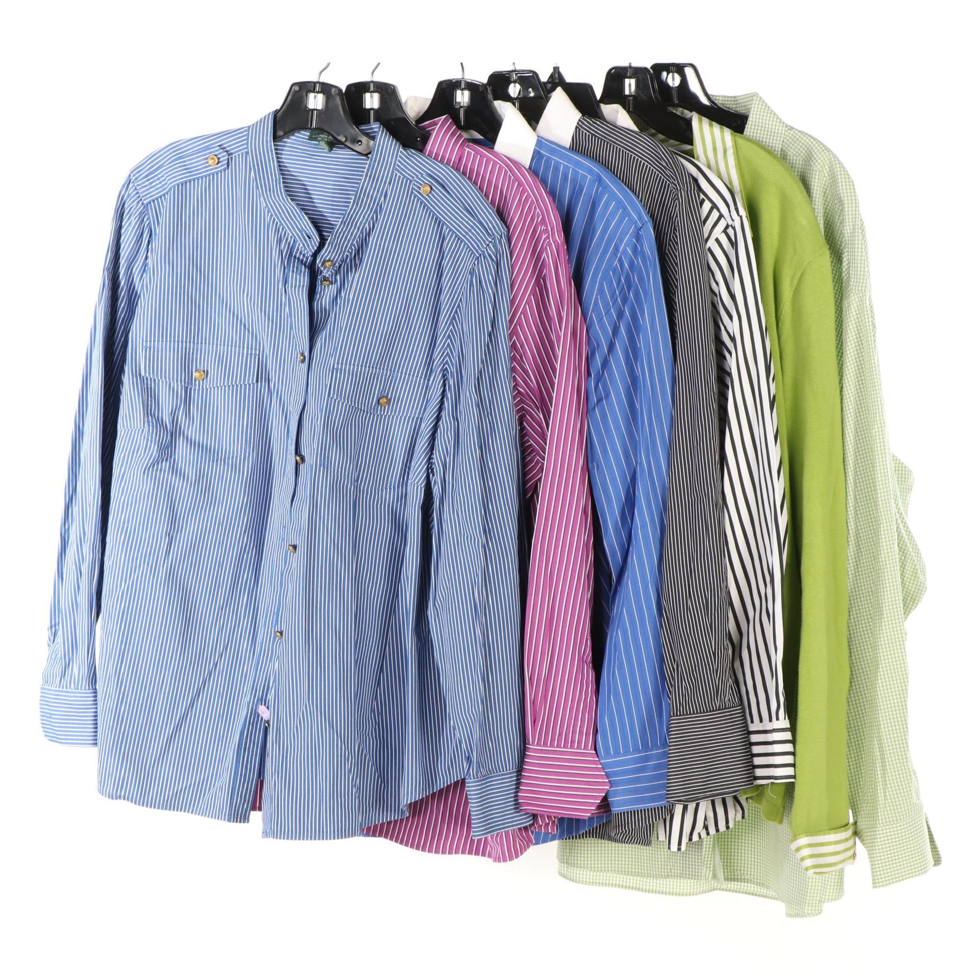 Lauren Ralph Lauren, Jones New York, and Orvis Button-Up Shirts and More