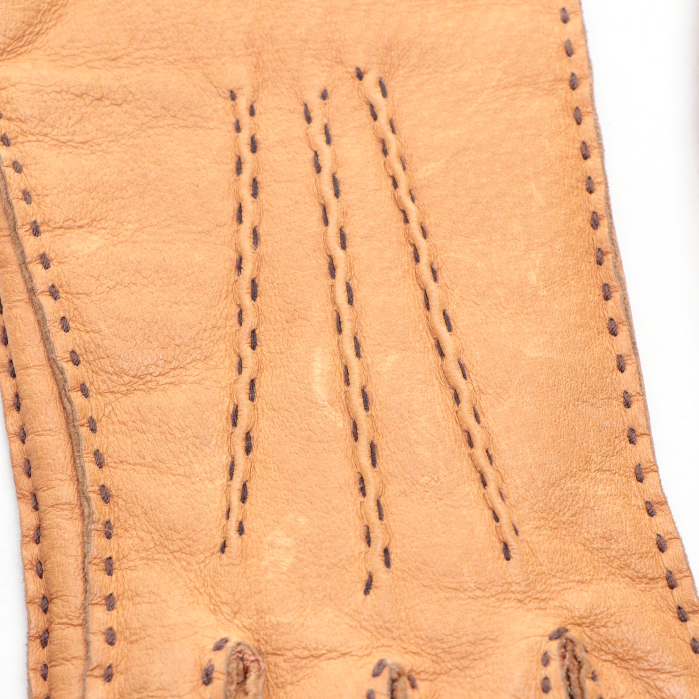 Grandoe, Alexander's, and Other Shearling Hats with Leather Gloves