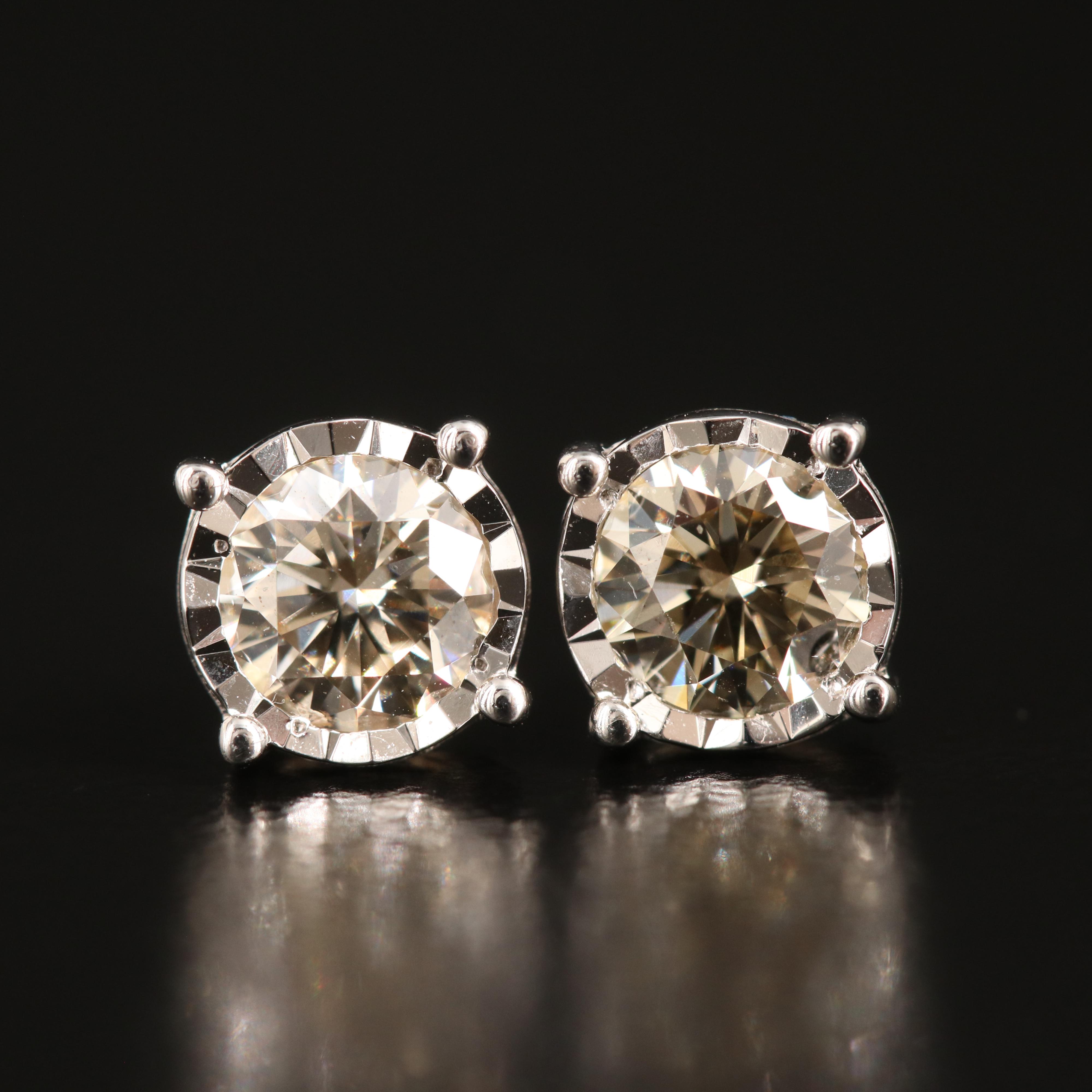 14K 0.77 CTW Lab Grown Diamond Stud Earrings